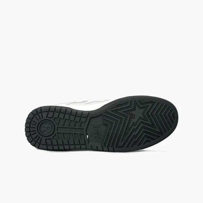 Bape ABATHINGAPE low-top sneaker men's model, lead gray Size US 9.5 / EU 42-43 - 3 Thumbnail