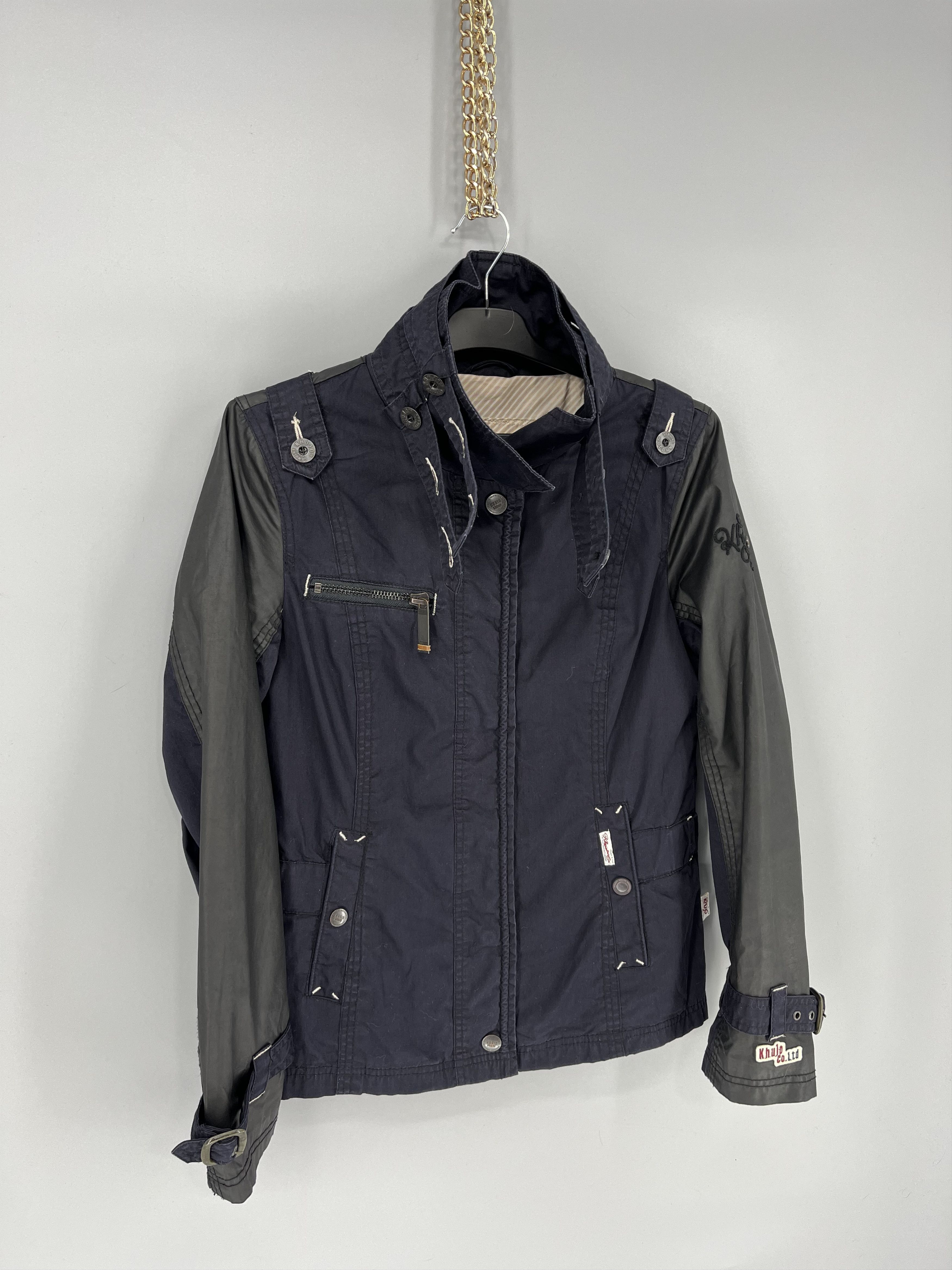 khujo Vintage KHUJO Military Jacket Womens Size L Streetwear Style Size L / US 10 / IT 46 - 2 Thumbnail