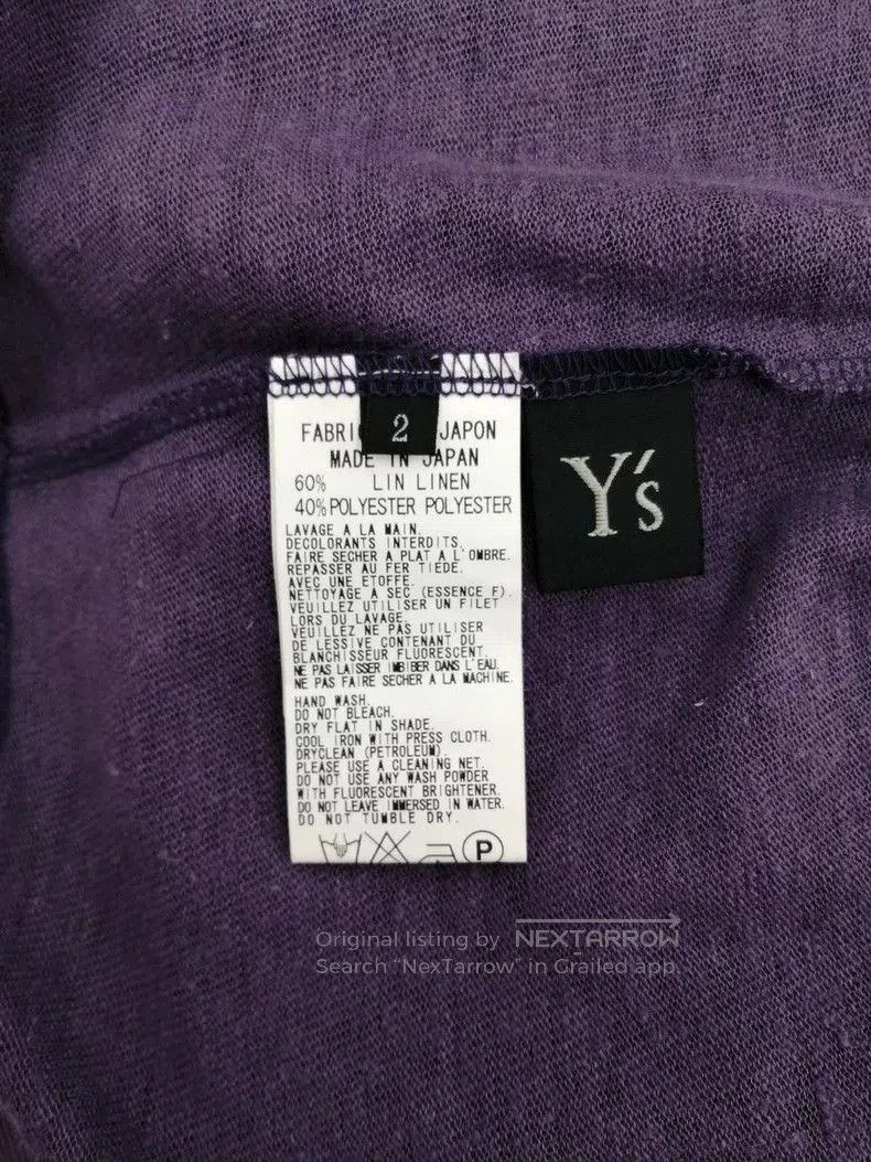 Yohji Yamamoto Y's by Yohji Yamamoto Deformed Short Sleeve Size US M / EU 48-50 / 2 - 5 Thumbnail