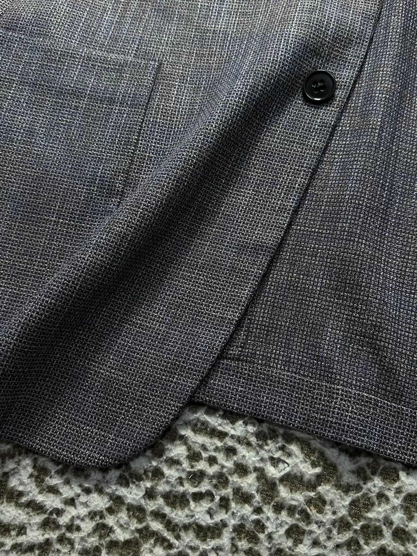 Giorgio Armani Armani Tonal Shifting Wool Blend Casual Blazer 48 Size 48S - 3 Thumbnail