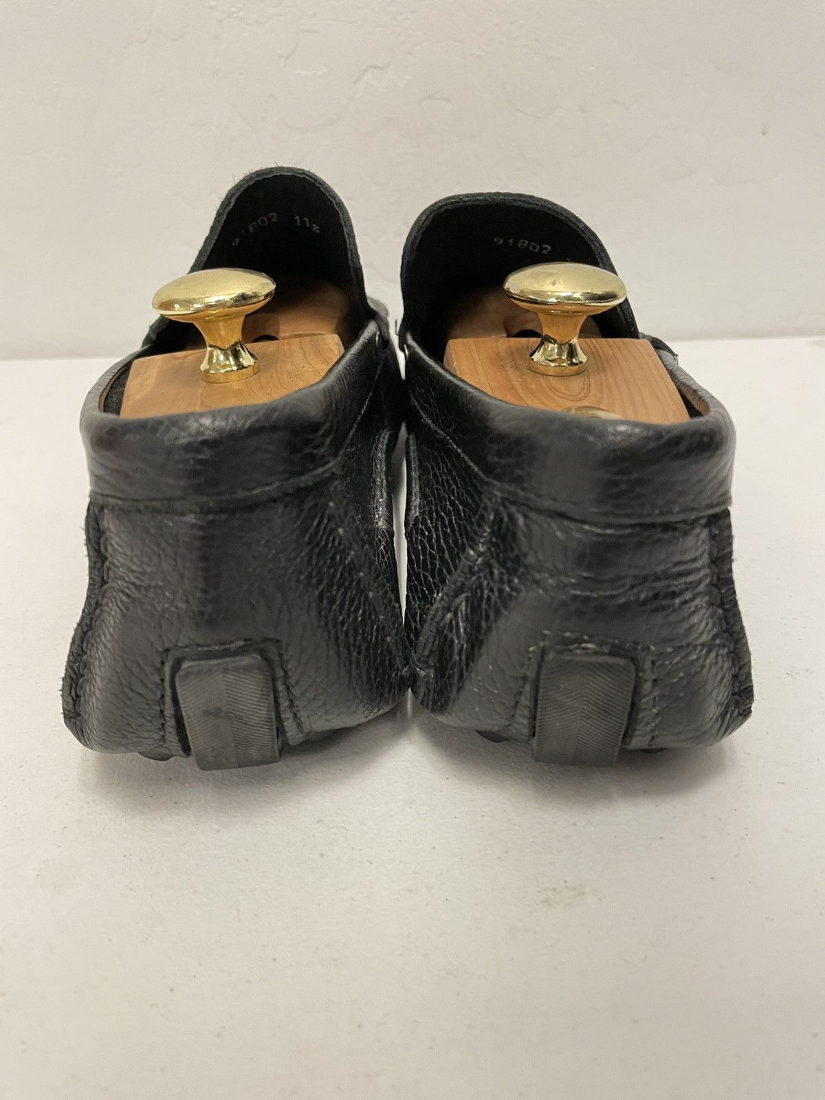 To Boot New York Pebbled Deerskin Driving Loafers Size US 11.5 / EU 44-45 - 3 Thumbnail