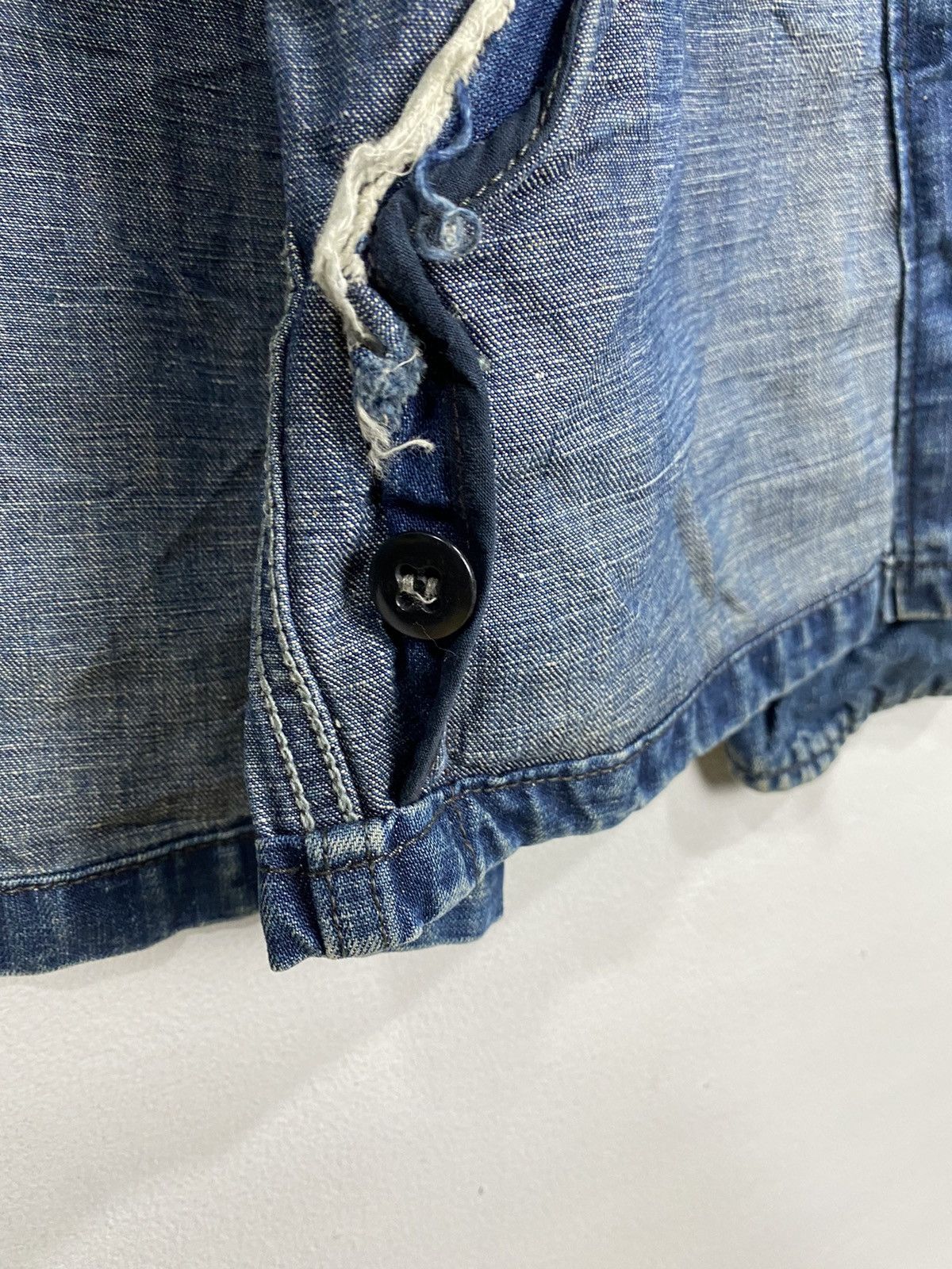 45rpm VINTAGE BLUE BLUE DENIM CHORE JACKET. #D10 Size US M / EU 48-50 / 2 - 11 Thumbnail