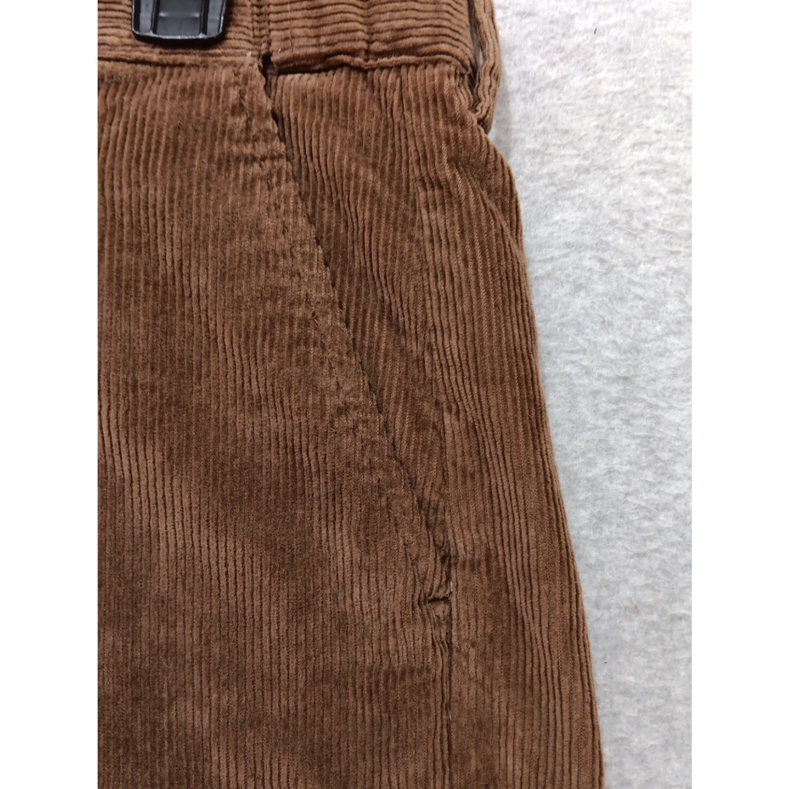 Vintage L.L. Bean Corduroy Pants Men's 37x34 Brown Hidden Comfort Waist Classic Fit Size US 37 - 4 Thumbnail