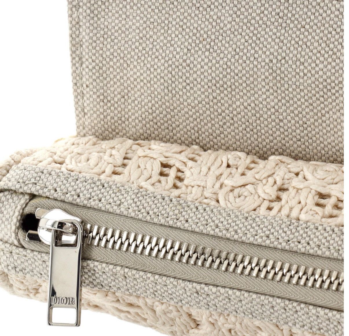 Dior × Travis Scott Crochet Saddle Crossbody Bag - Retail $6,200 Size ONE SIZE - 9 Thumbnail