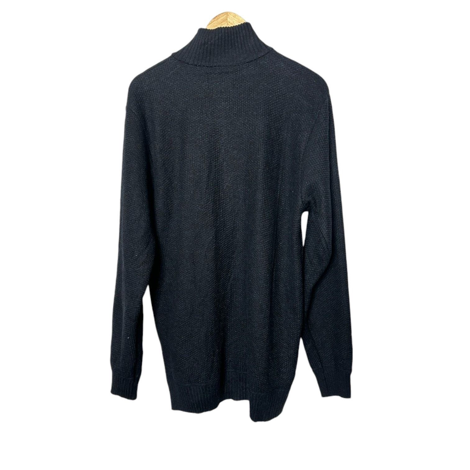 Other Silver Needle Navy Full-Zip Fleece Lined Sweater Mens L New Size US L / EU 52-54 / 3 - 8 Thumbnail