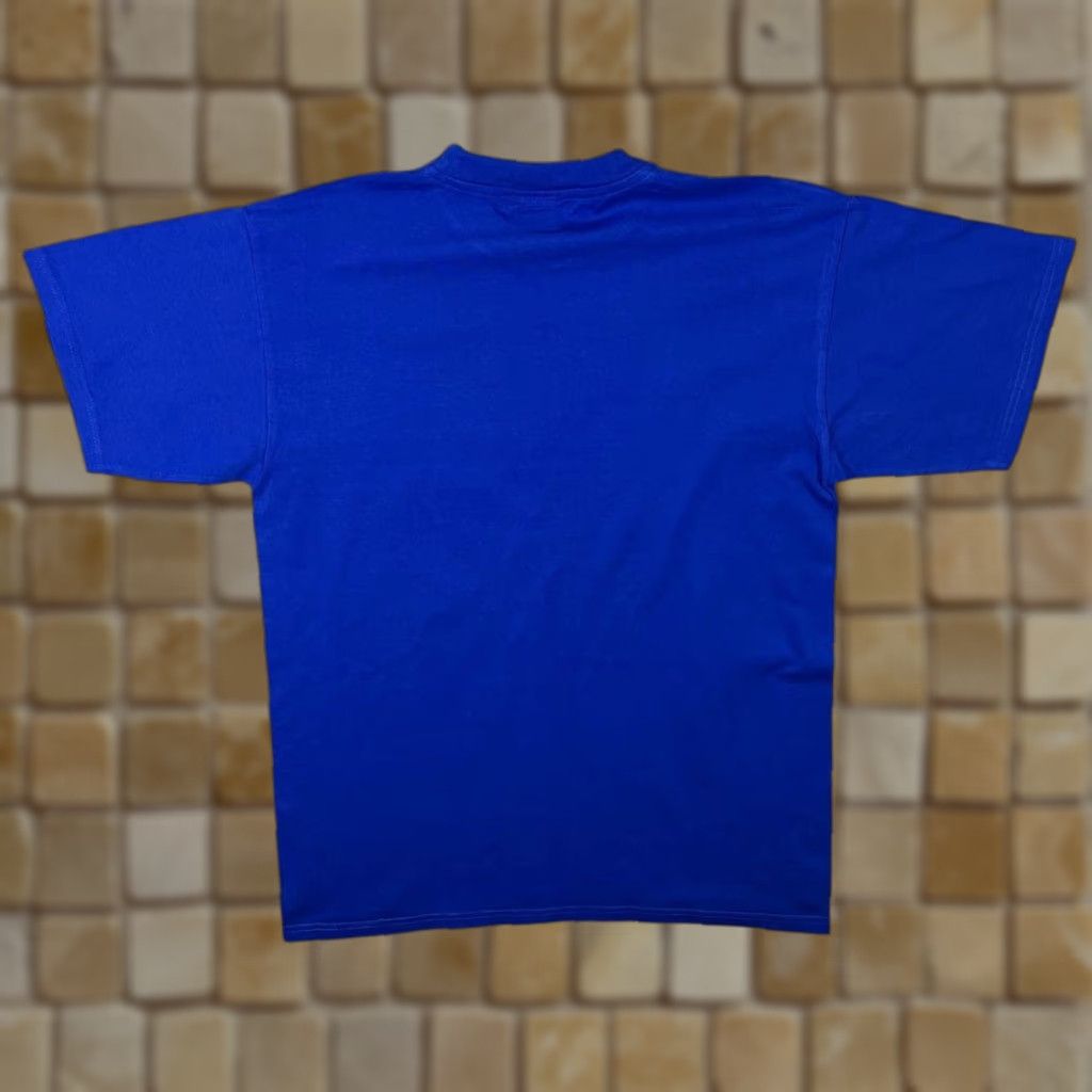 Planet Hollywood VINTAGE Planet Hollywood Paris Souvenir Logo Graphic Blue T-Shirt Large Mens Short Sleeve Round Neck Cotton Shirt 1990s 2000s Size US L / EU 52-54 / 3 - 1 Thumbnail