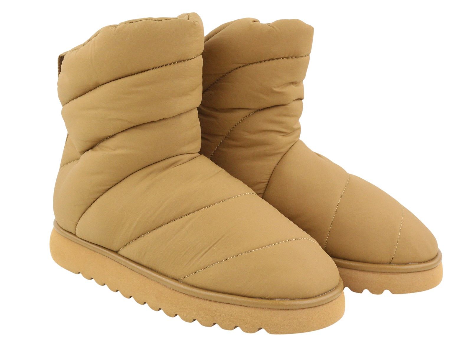 Other BIBI LOU EU36 Camel Brown Padded Quilted Ankle 87553 Size US 5 / IT 35 - 4 Thumbnail