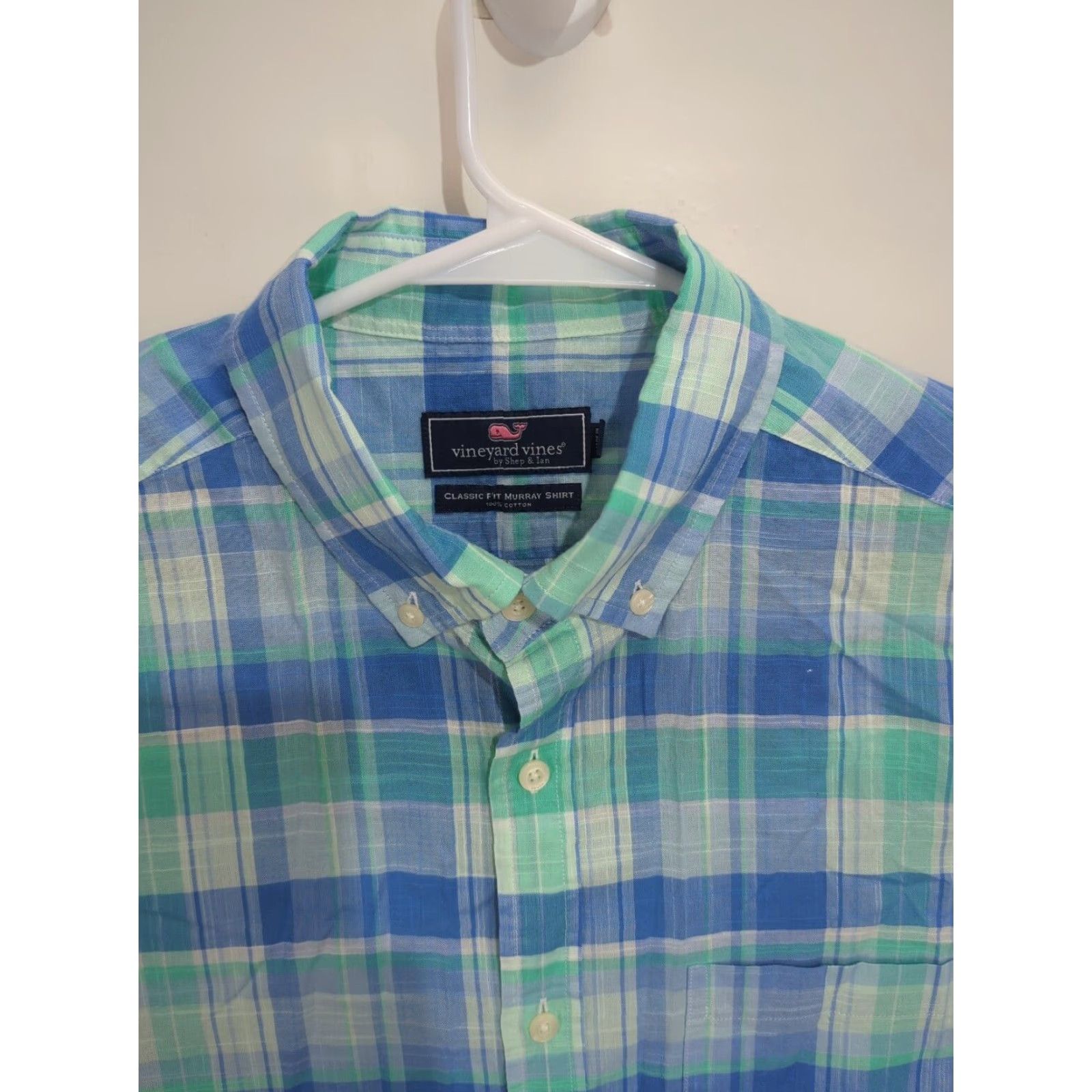 Vineyard Vines Vineyard Vines Mens Shirt Murray Button Down Long Sleeve Plaid Classic Fit Multicolor Blue CSVC? Size US L / EU 52-54 / 3 - 3 Thumbnail