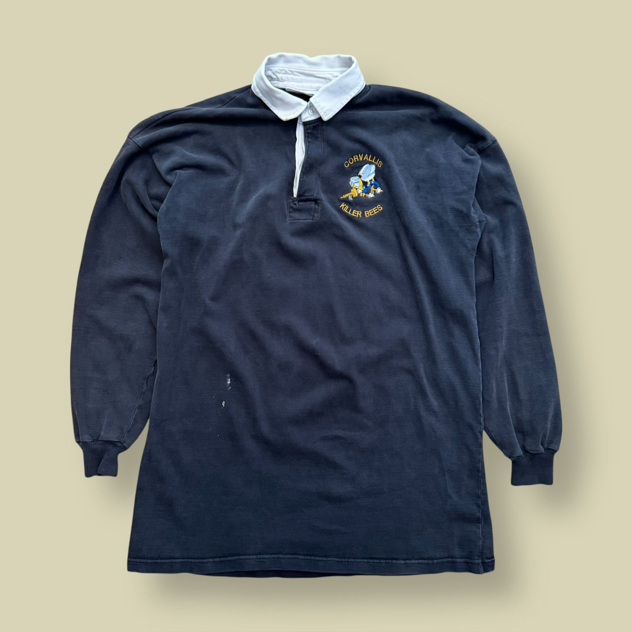 Other Vintage Long-sleeved Made in USA Polo Shirt Size US M / EU 48-50 / 2 - 1 Thumbnail