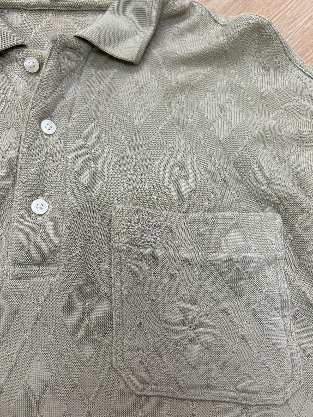 Aquascutum × Designer × Vintage Vintage Aquascutum Small Logo Long Sleeve Size US L / EU 52-54 / 3 - 4 Thumbnail