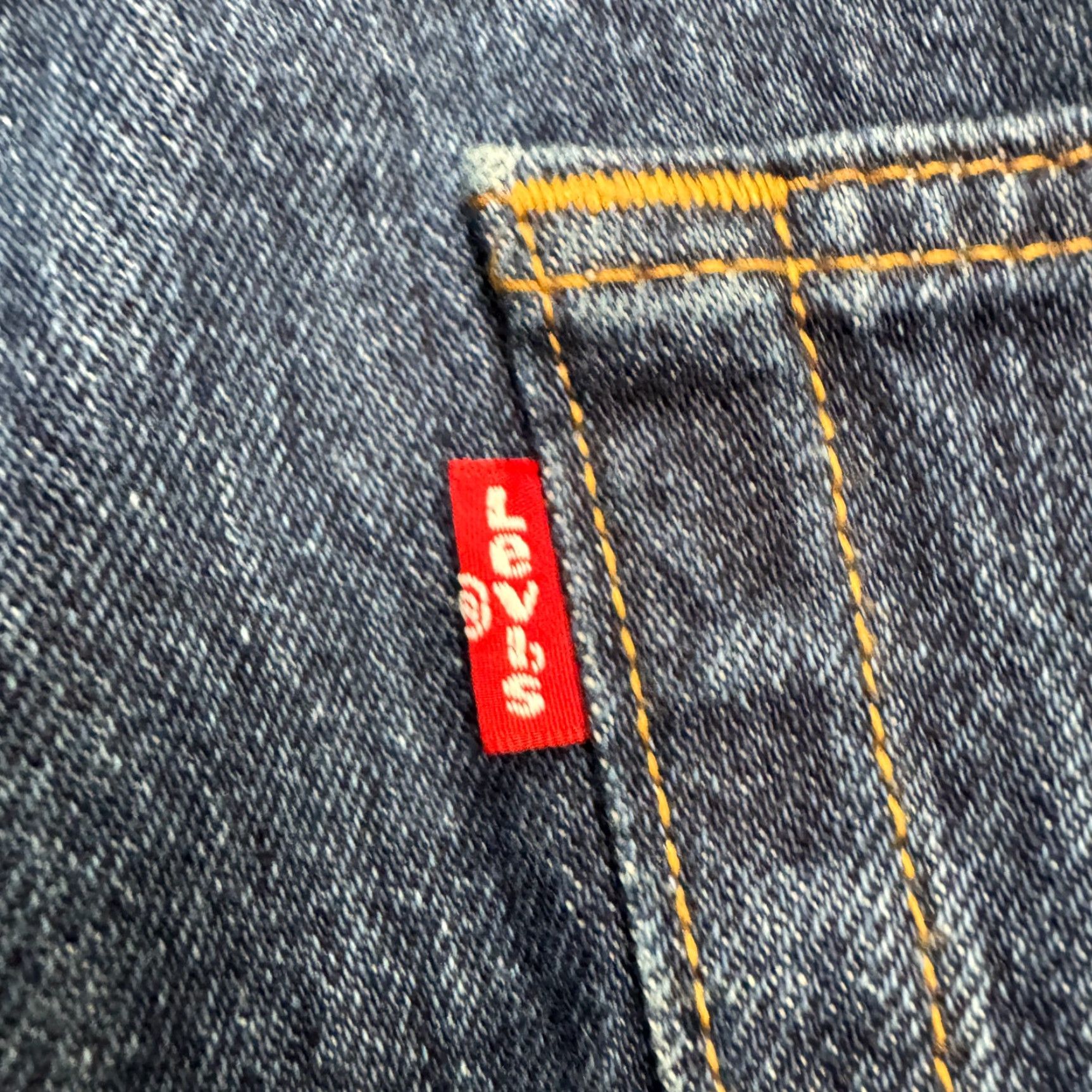 Levi's Levi's 501 Original Fit Straight Jeans Dark Wash 34x32 Navy Blue Denim Button Fly Mens Jeans Regular 501 Series Streetwear Vintage No Size US 33 - 6 Thumbnail