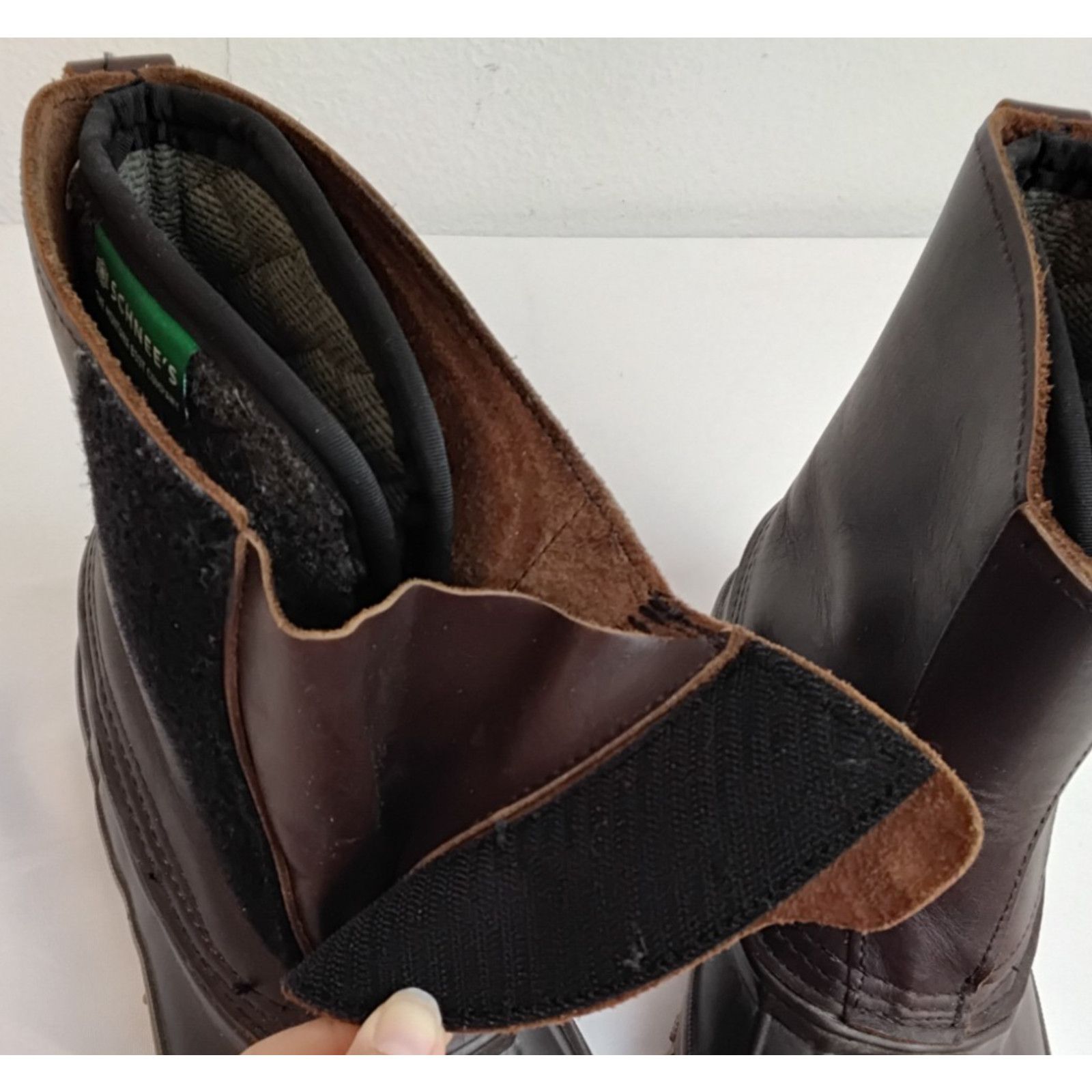 Other Schnee's Ankle Boots Men's Size 7 w/ Wool Liner Rubber Sole Size US 7 / EU 40 - 9 Thumbnail