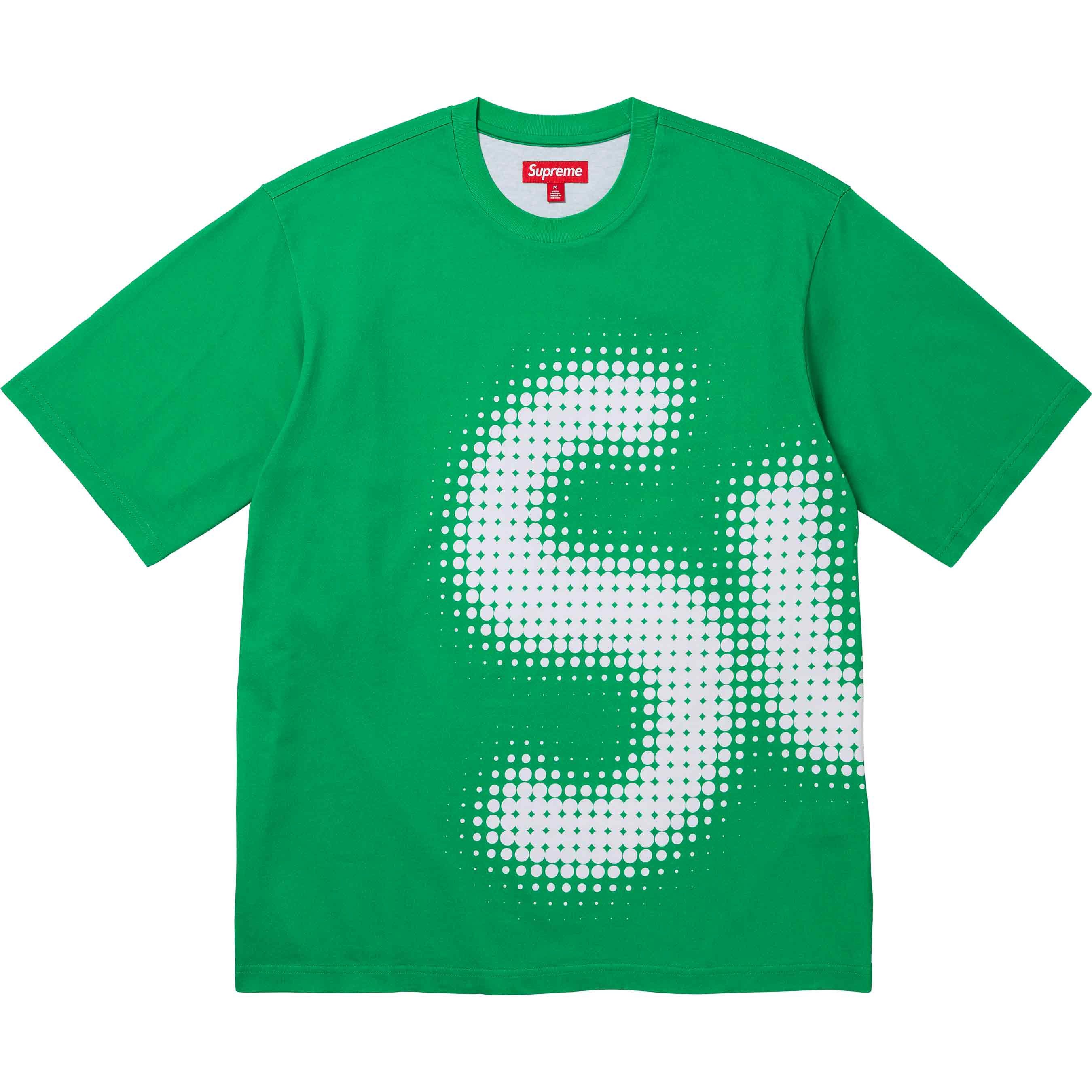 image of Supreme Halftone S/s Top in Green, Men's (Size XL)