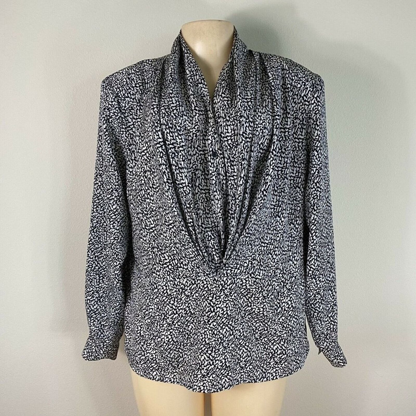 Worthington Vintage 80's Worthington Long Sleeve Blouse 16 Size XXL / US 16-18 / IT 52-54 - 5 Thumbnail