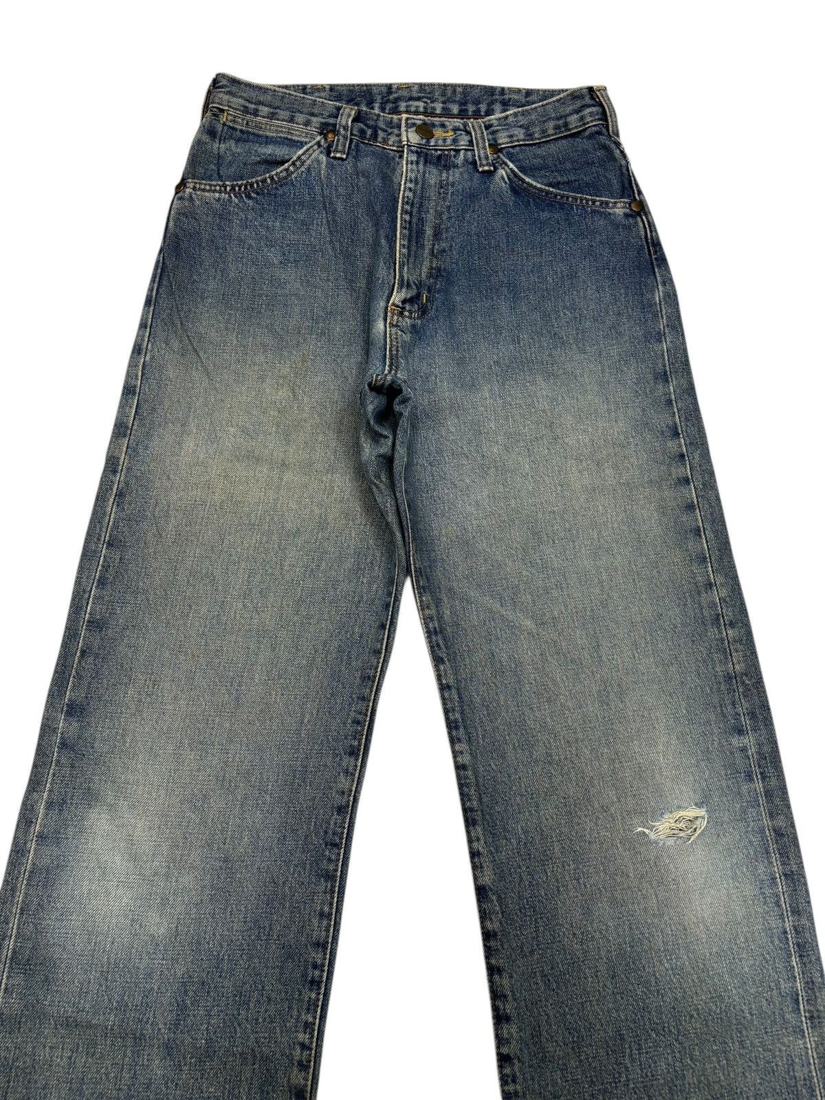 Kapital 💥VINTAGE WRANGLER LOOSE DISTRESSED DENIM JEANS Size US 27 - 5 Thumbnail