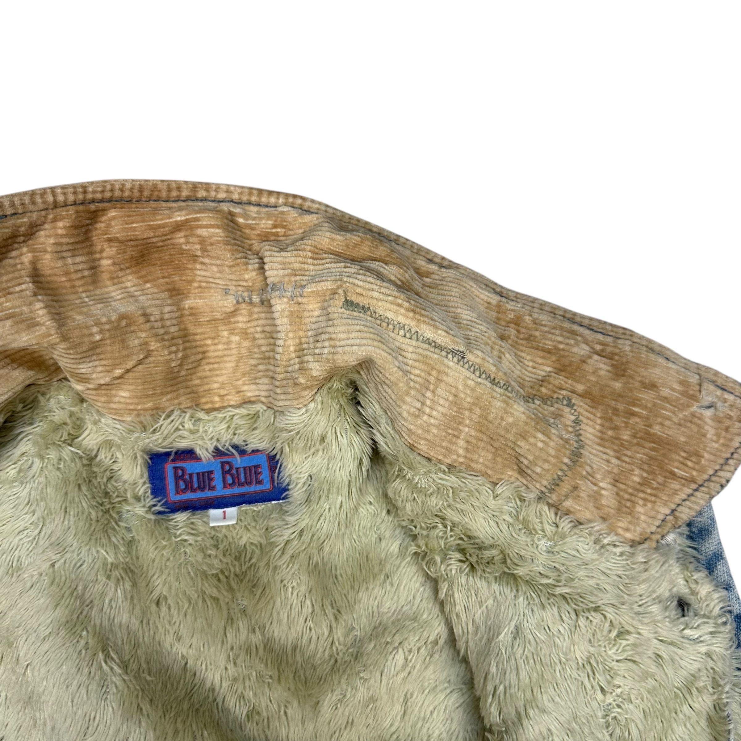 Blue Blue Japan 80's BLUE BLUE Trashed Work Western Denim Vest #A70-1708 Size US S / EU 44-46 / 1 - 15 Thumbnail