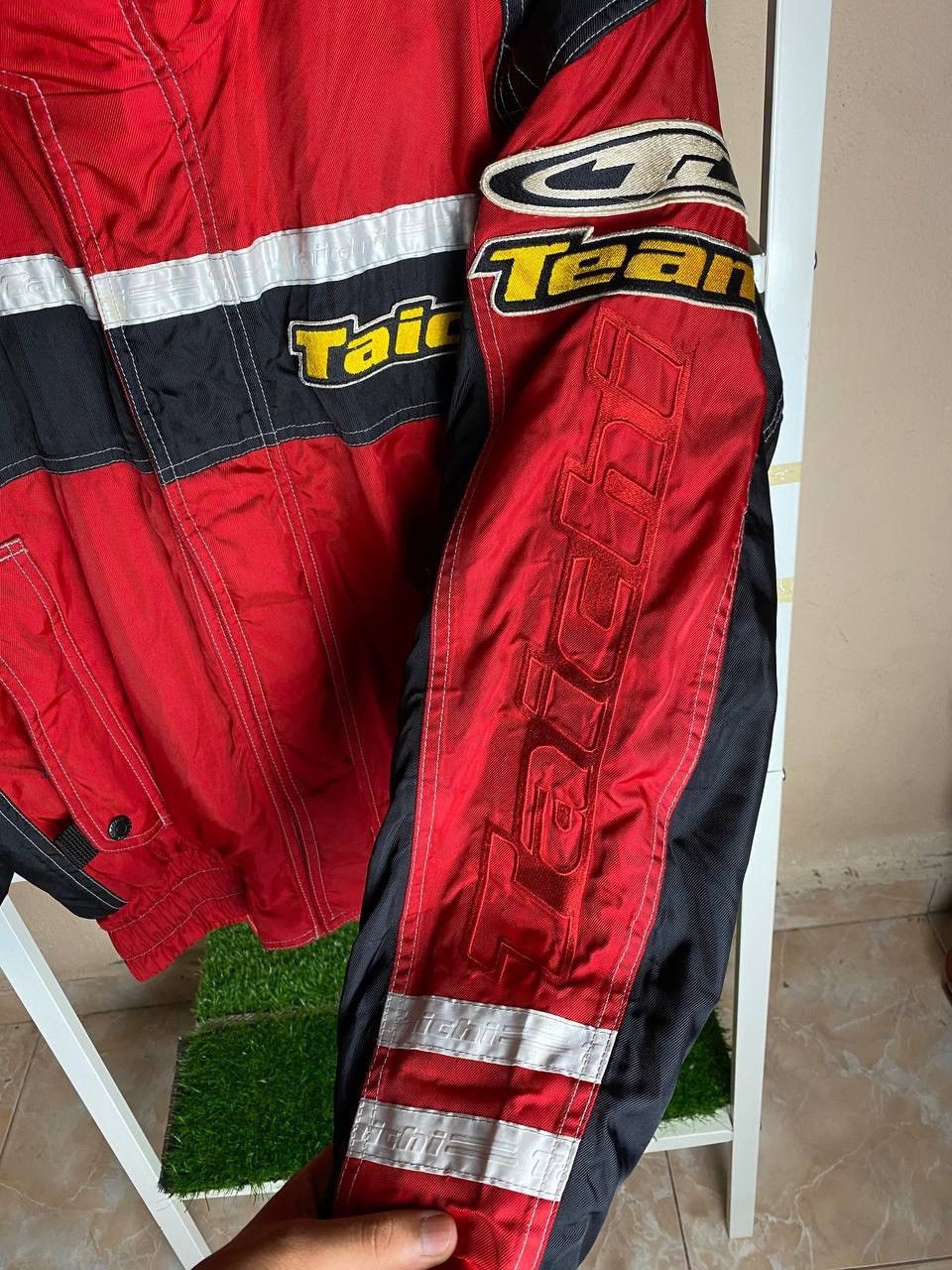 Japanese Brand × Taichi Murakami Vintage Taichi Racing Team Nylon Ride Jacket (Pit 22.5) Size US M / EU 48-50 / 2 - 4 Thumbnail