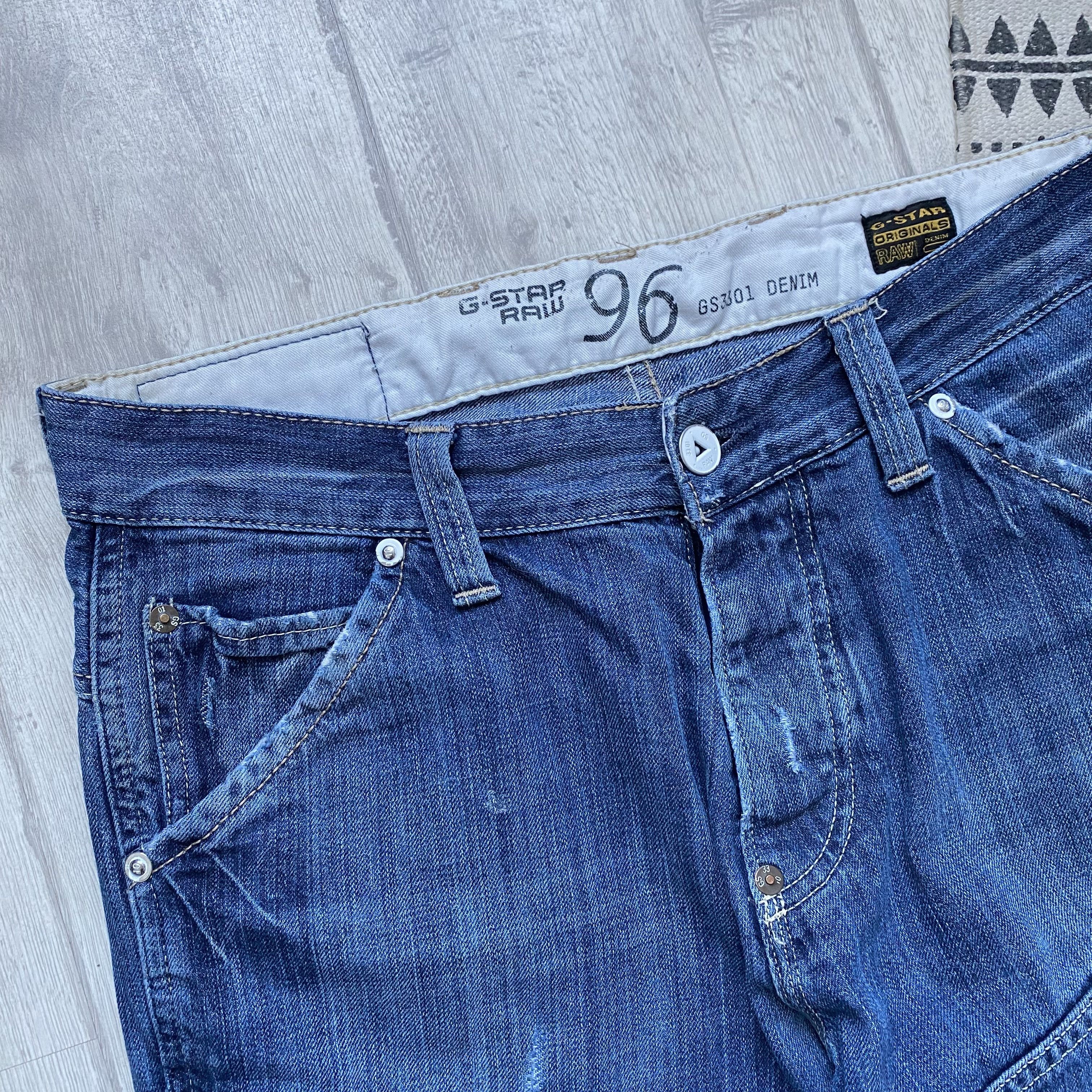 G-Star 👖Vintage 96 G-Star Raw denim Y2K Biker jeans Diesel Size US 32 / EU 48 - 11 Thumbnail