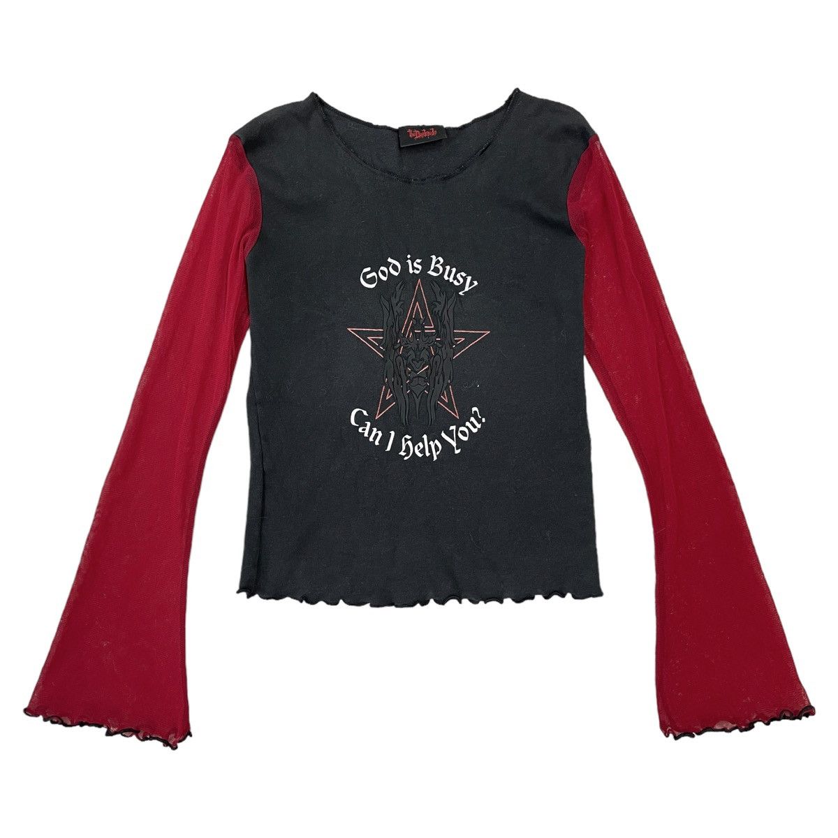Japanese Brand Omen Long with Mesh Sleeves Santana print Size ONE SIZE - 1 Thumbnail