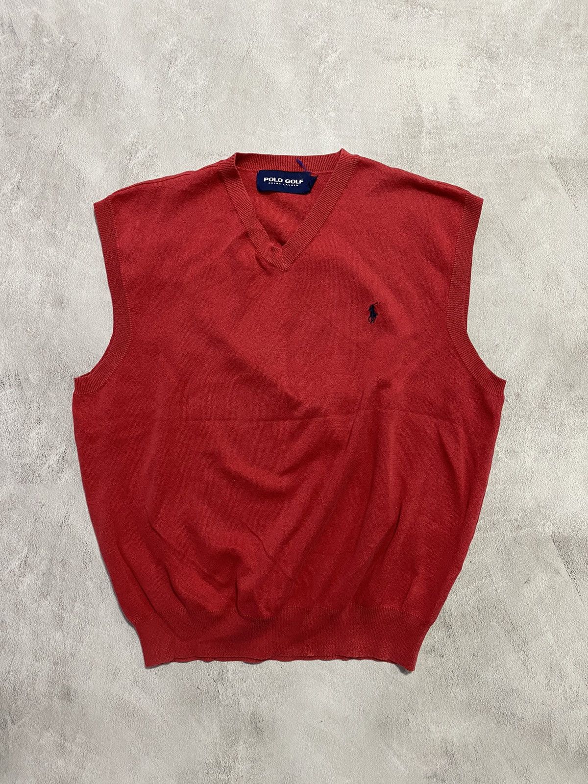 Polo Ralph Lauren Vintage 90s Polo Ralph Lauren Knit Vest Size US M / EU 48-50 / 2 - 1 Thumbnail