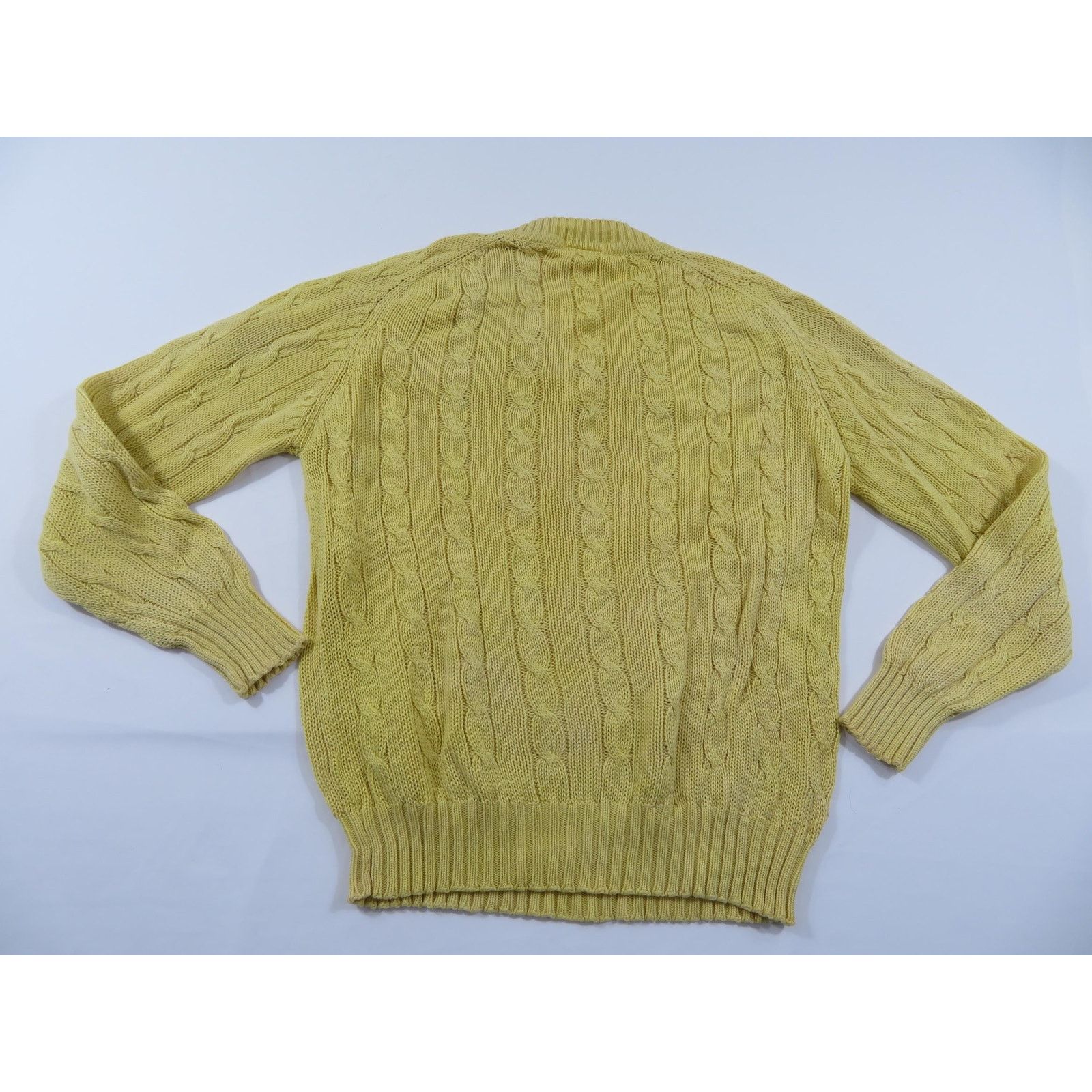 Lacoste IZOD Lacoste Patron Yellow Knit Sweater Sz M? 1980s Size US M / EU 48-50 / 2 - 3 Thumbnail
