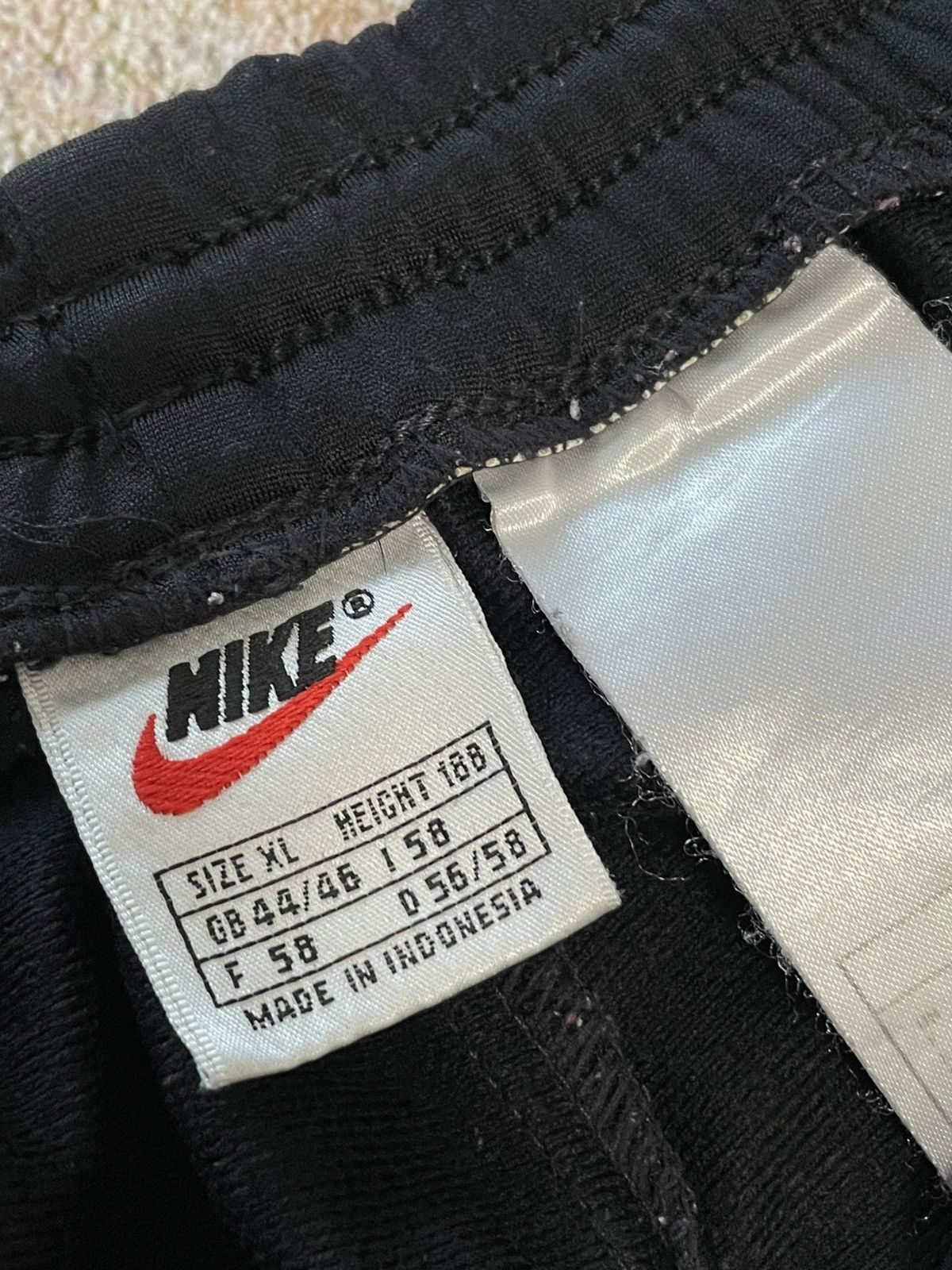 Nike Vintage Nike USA Monogram Cotton Black Track Pants Size US 36 / EU 52 - 6 Thumbnail