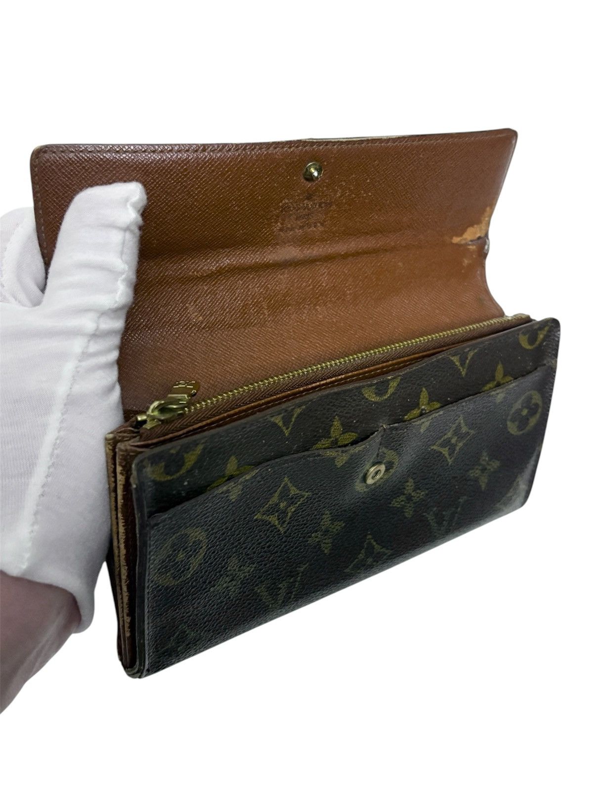Louis Vuitton Louis Vuitton Monogram Sarah Long Wallet with Dust Bag Size ONE SIZE - 5 Thumbnail