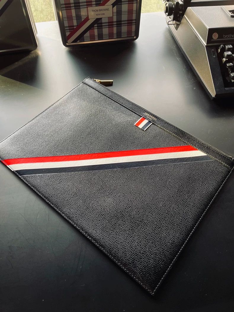 Thom Browne Thom Browne Three stripe handbag Size ONE SIZE - 1 Thumbnail