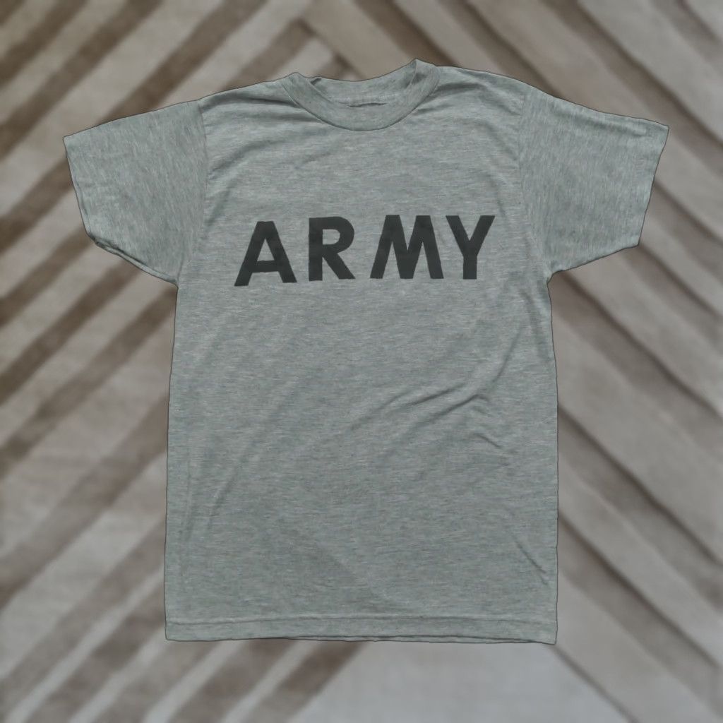 Spell VINTAGE Army T Shirt Adult Small Grey Spell Out Logo United States Mens 90s Y2K Size US S / EU 44-46 / 1 - 1 Thumbnail