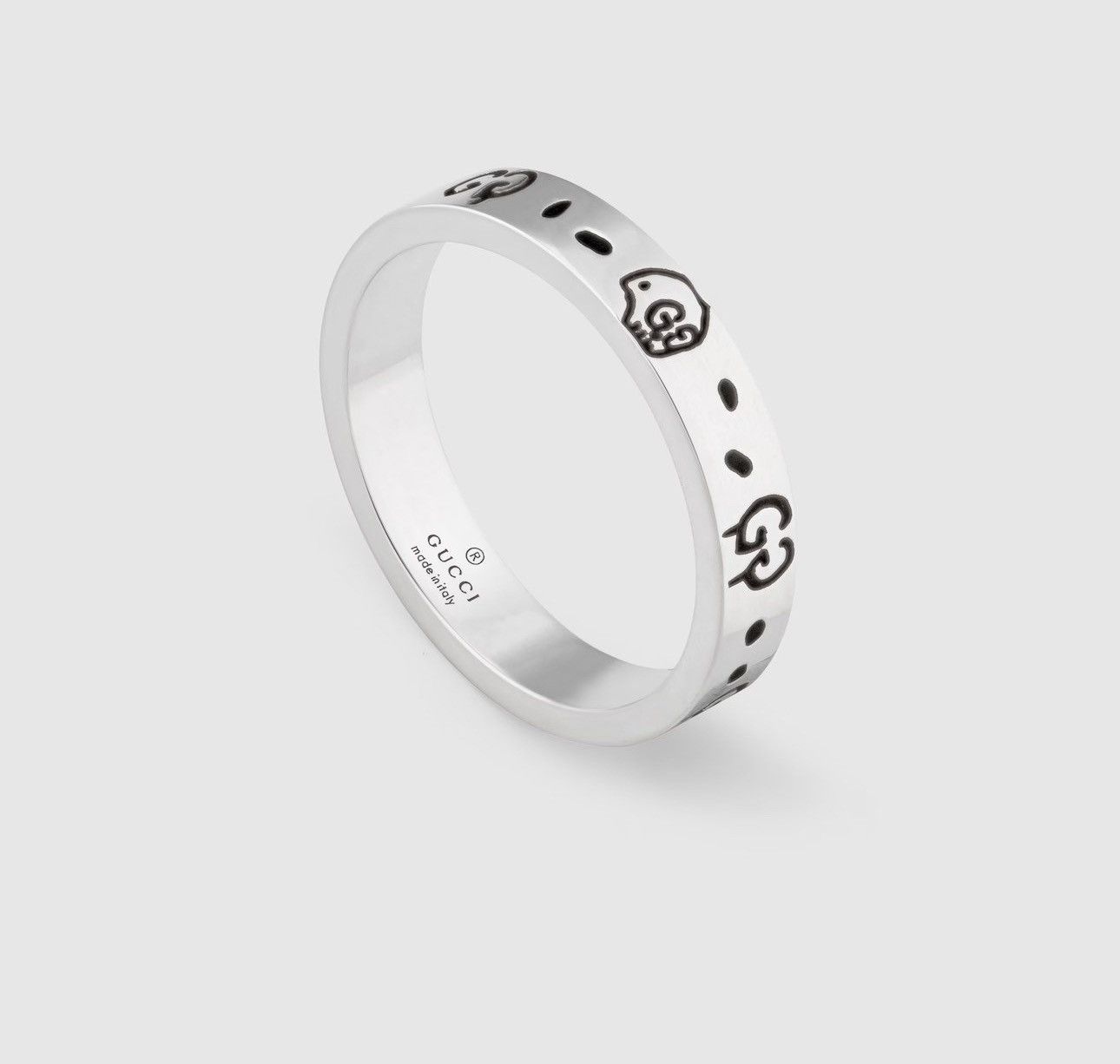 Gucci GUCCI RING CHAIN SKULL GG LOGO Size ONE SIZE - 2 Thumbnail
