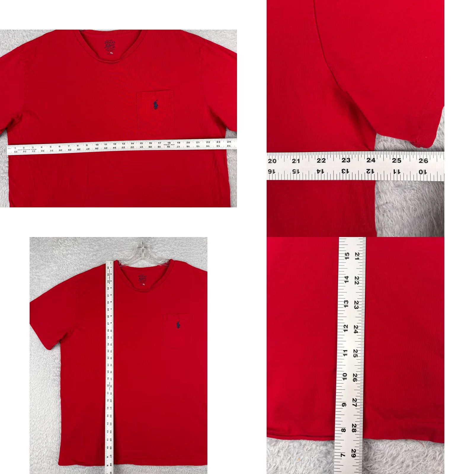Ralph Lauren Polo Ralph Lauren Shirt Men XL Red Crew Neck Short Sleeve 100% Cotton Polo Ralph Lauren Shirt Men XL Red Crew Neck Short Sleeve 100% Cotton Size US XL / EU 56 / 4 - 8 Thumbnail