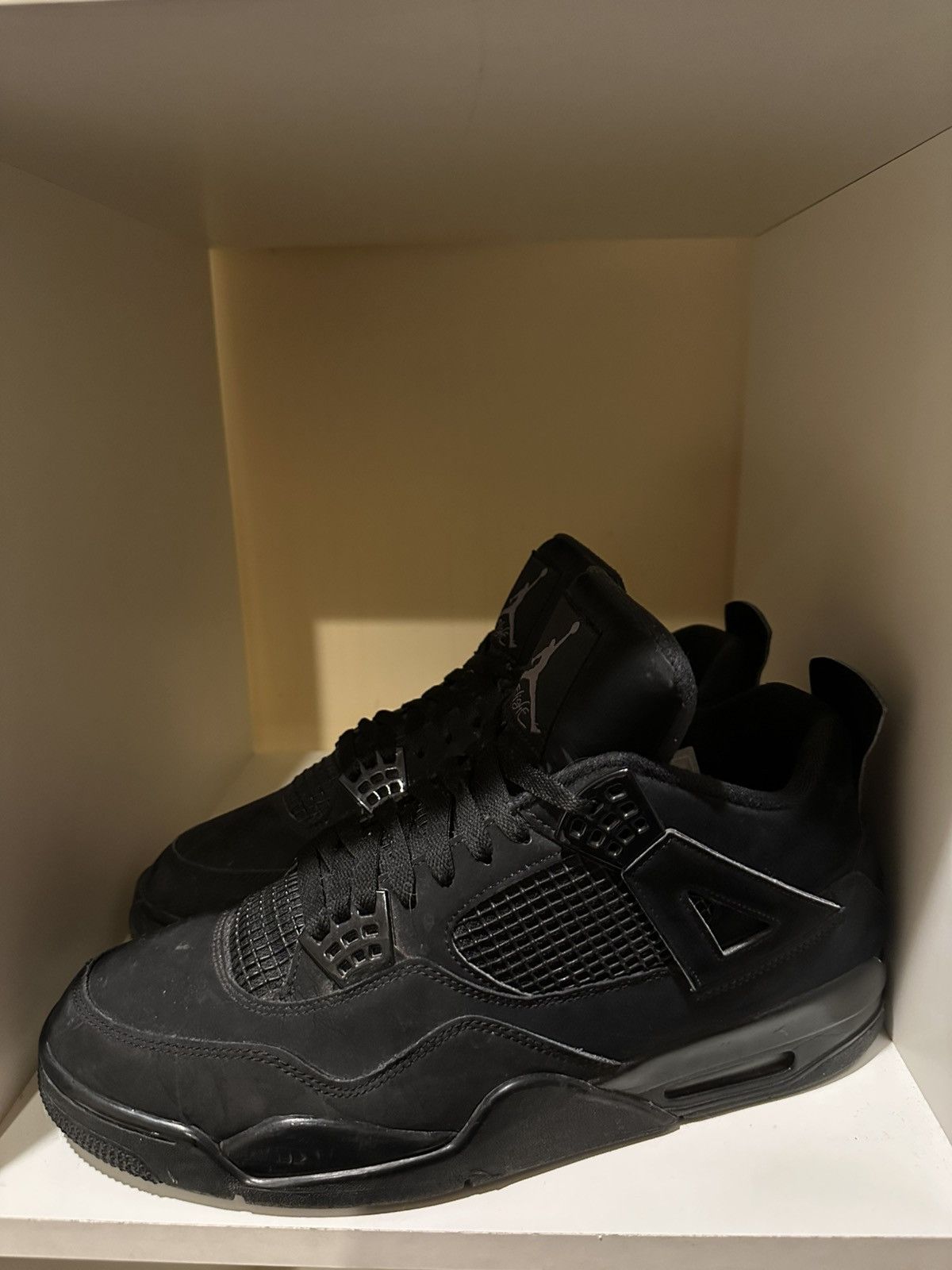 Jordan Brand Nike Air Jordan 4 Black Cat 2020 Size 13 Mens Size US 13 / EU 46 - 4 Thumbnail