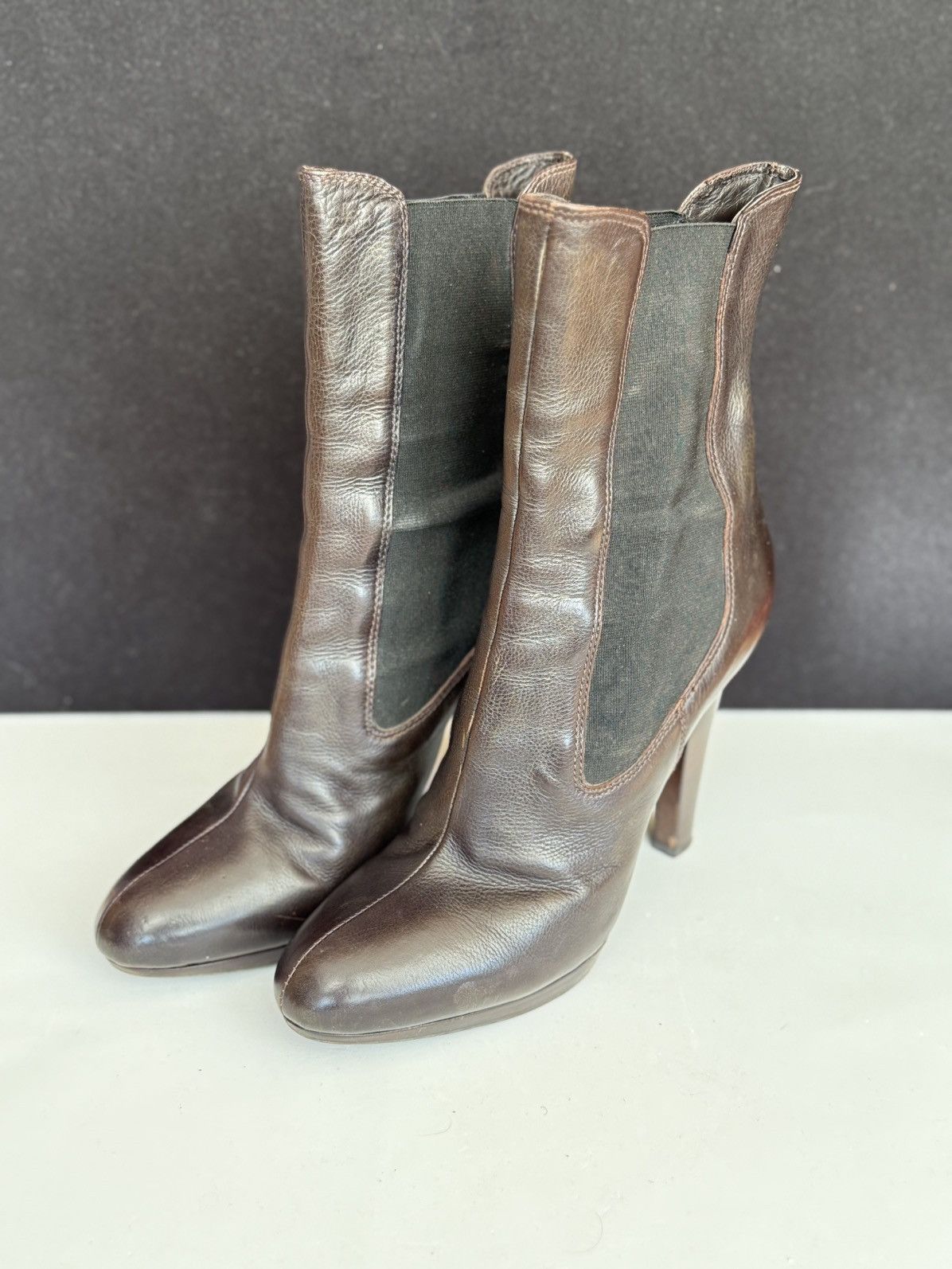 Miu Miu Miu Miu High Heels Ankle Boots size 39.5 Size US 9.5 / IT 39.5 - 1 Thumbnail