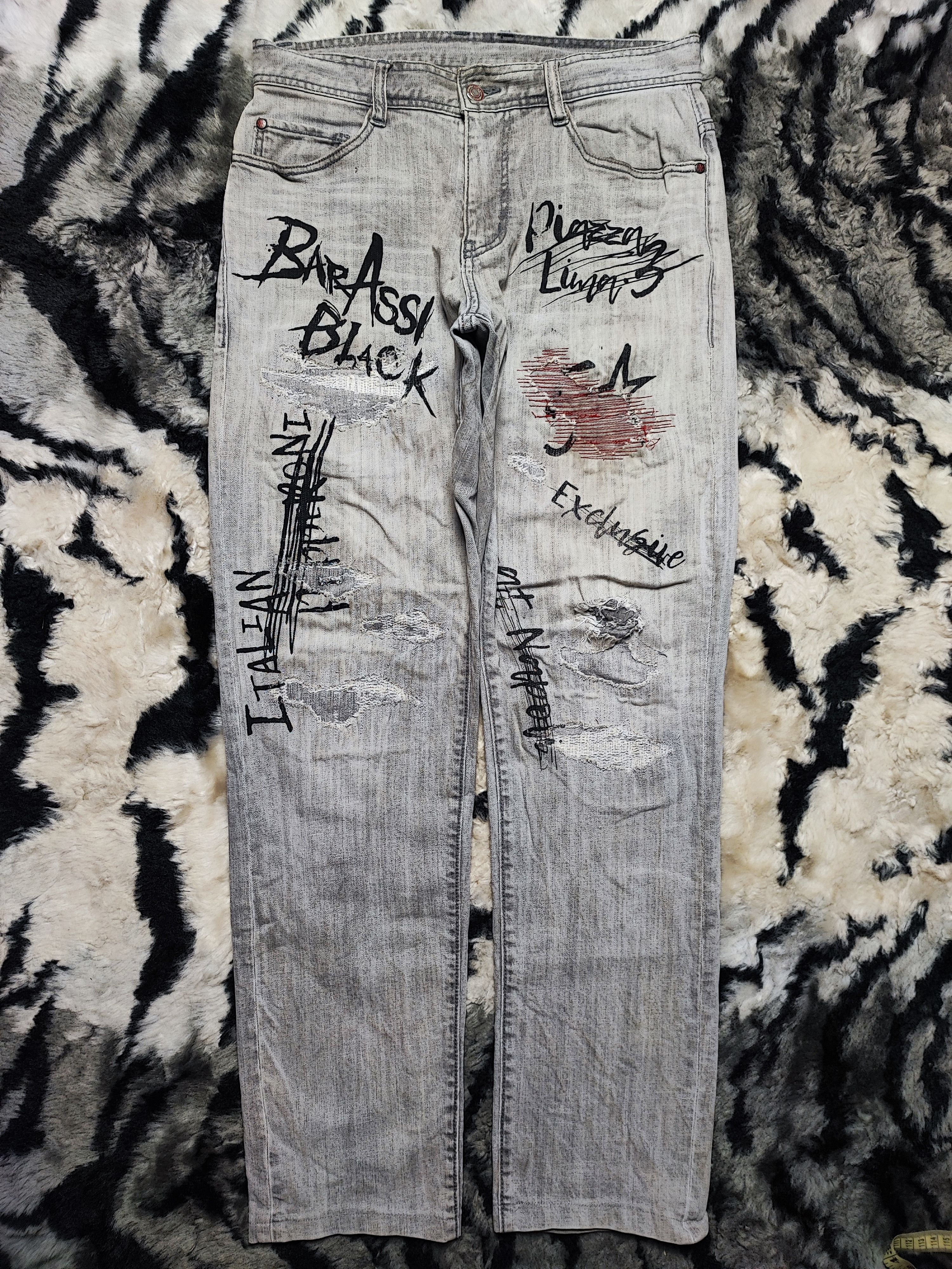 Ksubi Thrashed Distressed Jeans ERD Grunge Chrome Size US 30 / EU 46 - 2 Thumbnail
