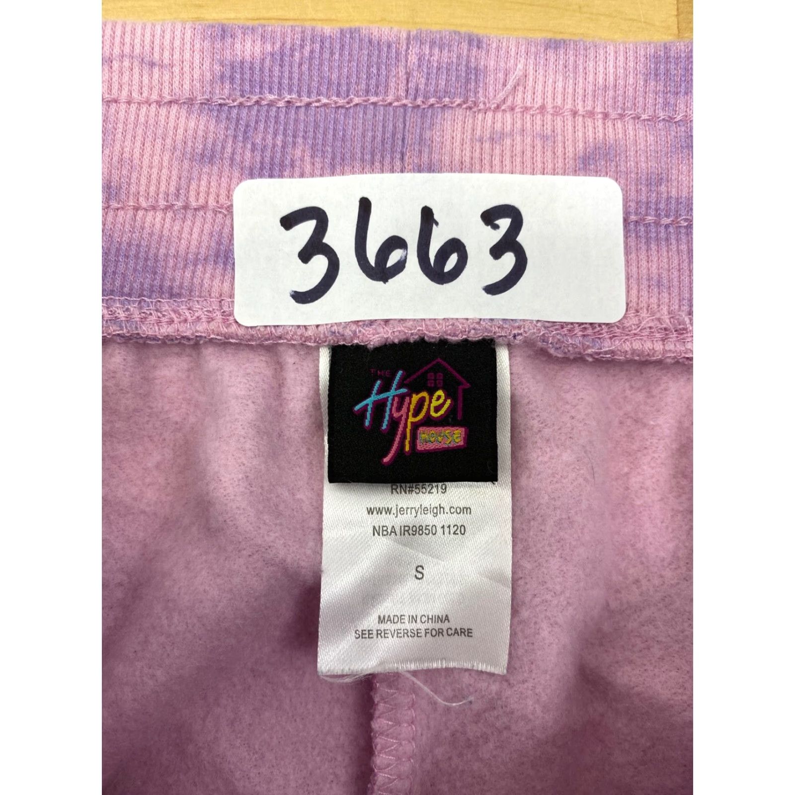 Vintage Hype House Sweatpants Pants Tie Dye Pink Purple Small S Women Activewear Size 28" / US 6 / IT 42 - 2 Thumbnail