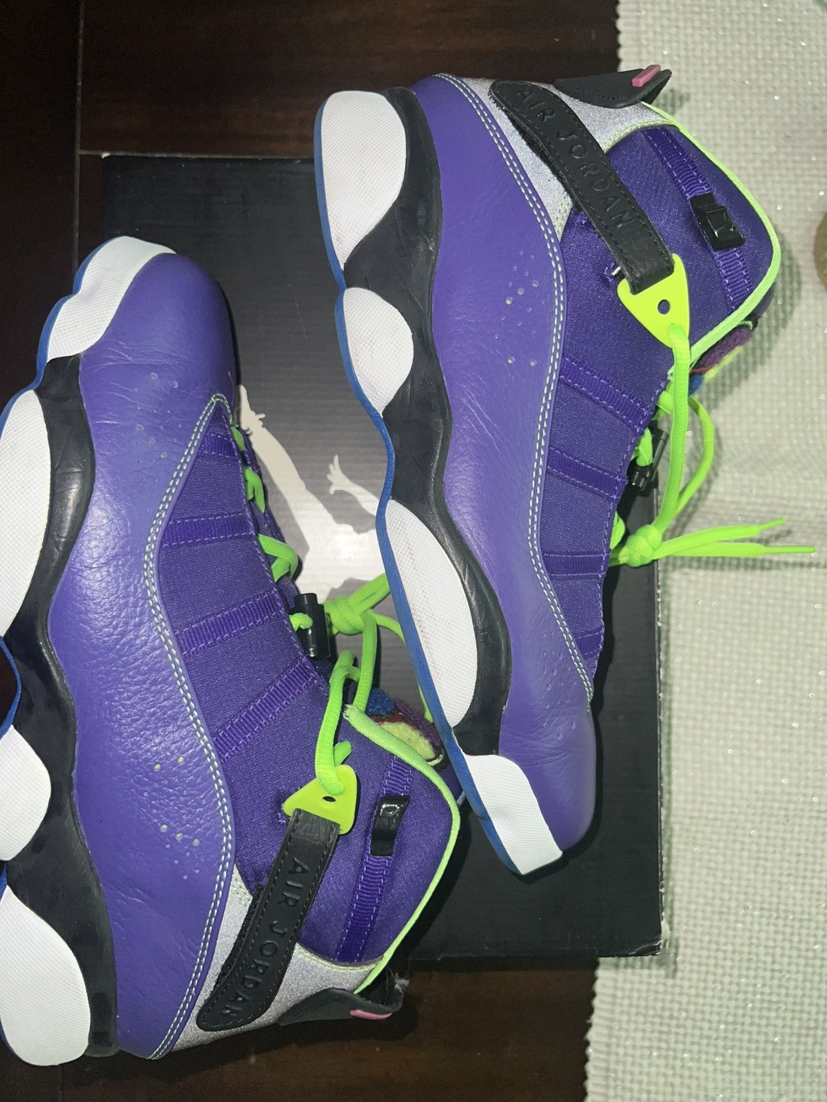 Jordan Brand Jordan 6 rings “Bel-Air” Size US 9.5 / EU 42-43 - 2 Thumbnail