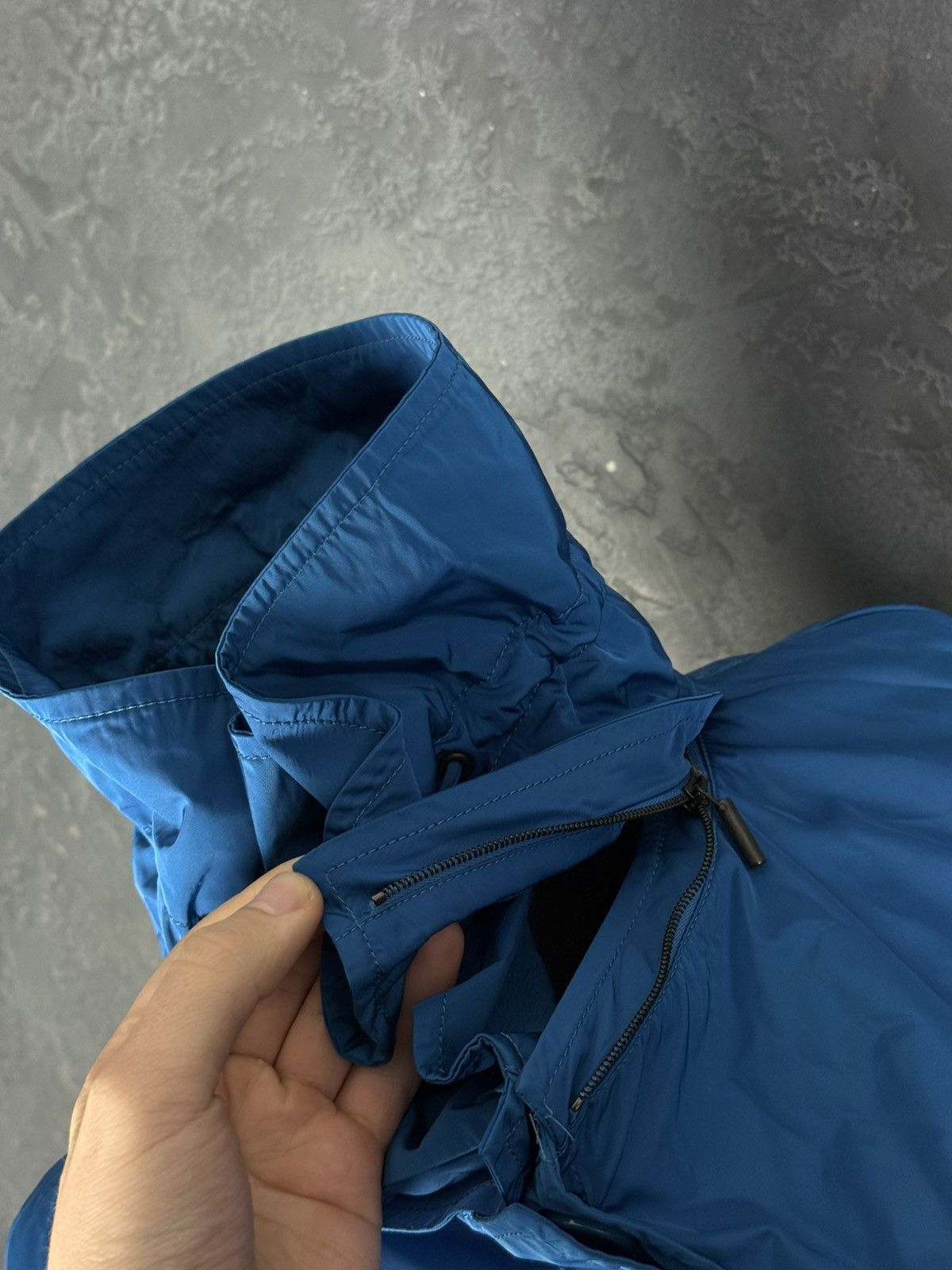 Akris Akris Punto Blue Lightweight Nylon Oversized Parka Jacket Size S / US 4 / IT 40 - 9 Thumbnail