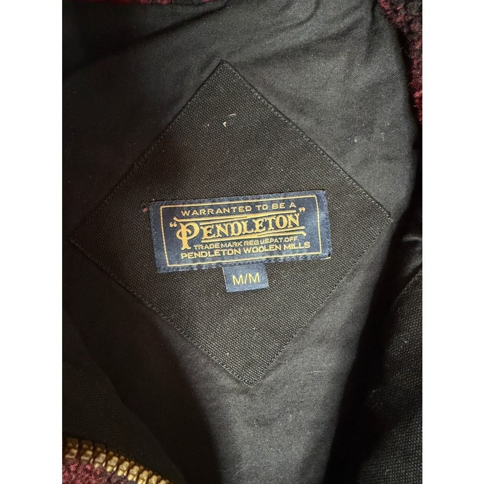 Pendleton × Vintage Pendleton Ridgeline Red Buffalo Plaid Fleece Full Zip Vest Size US M / EU 48-50 / 2 - 6 Thumbnail