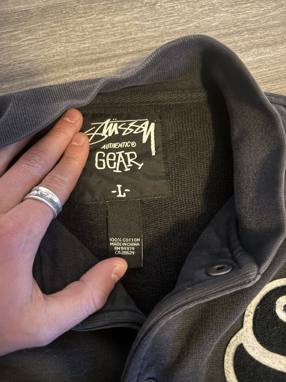 Stussy Black Stussy Varsity Jacket Size US M / EU 48-50 / 2 - 3 Thumbnail