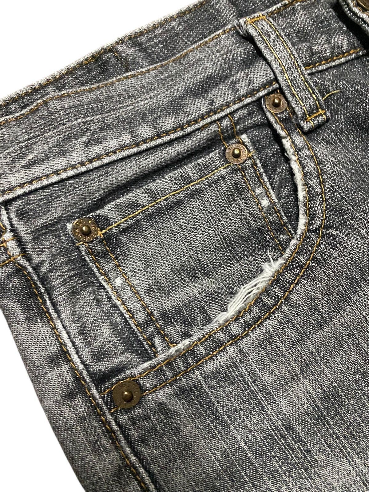 Japanese Brand Vintage Japan Brand Bobson Fade Black Distressed Loose Jeans Size US 32 / EU 48 - 7 Thumbnail