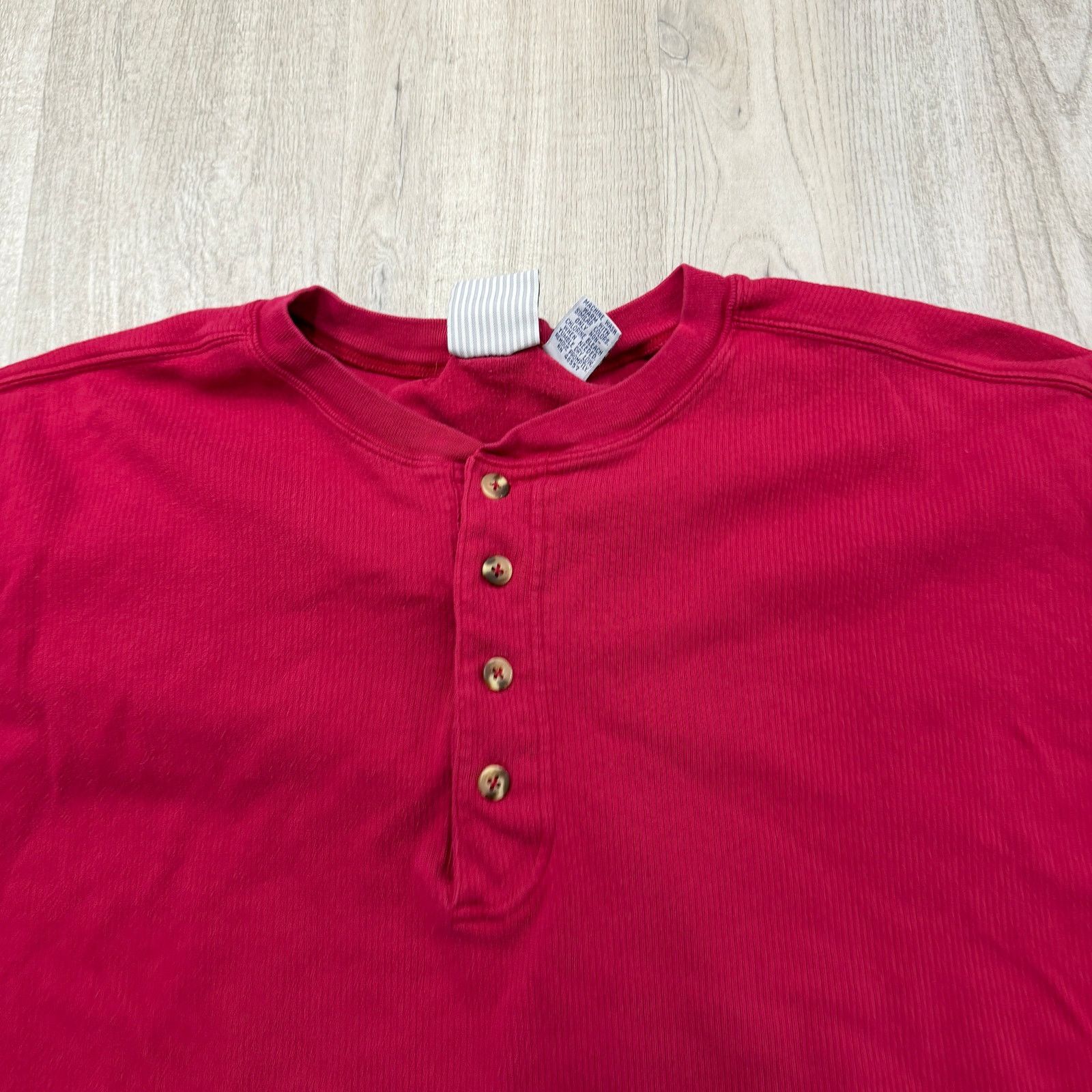 Vintage Vintage Cambridge Classics Thermal Henley Shirt Men's XL Size US XL / EU 56 / 4 - 3 Thumbnail