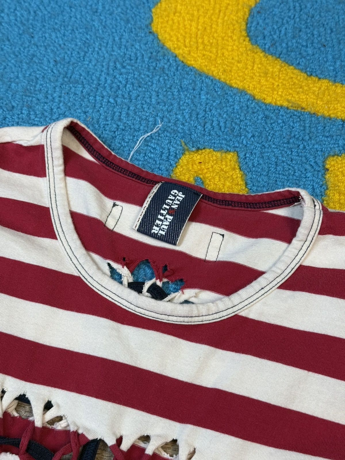 Jean Paul Gaultier Vintage Jean Paul Gaultier Heart Anchor Cutout Long Sleeve Size L / US 10 / IT 46 - 12 Thumbnail