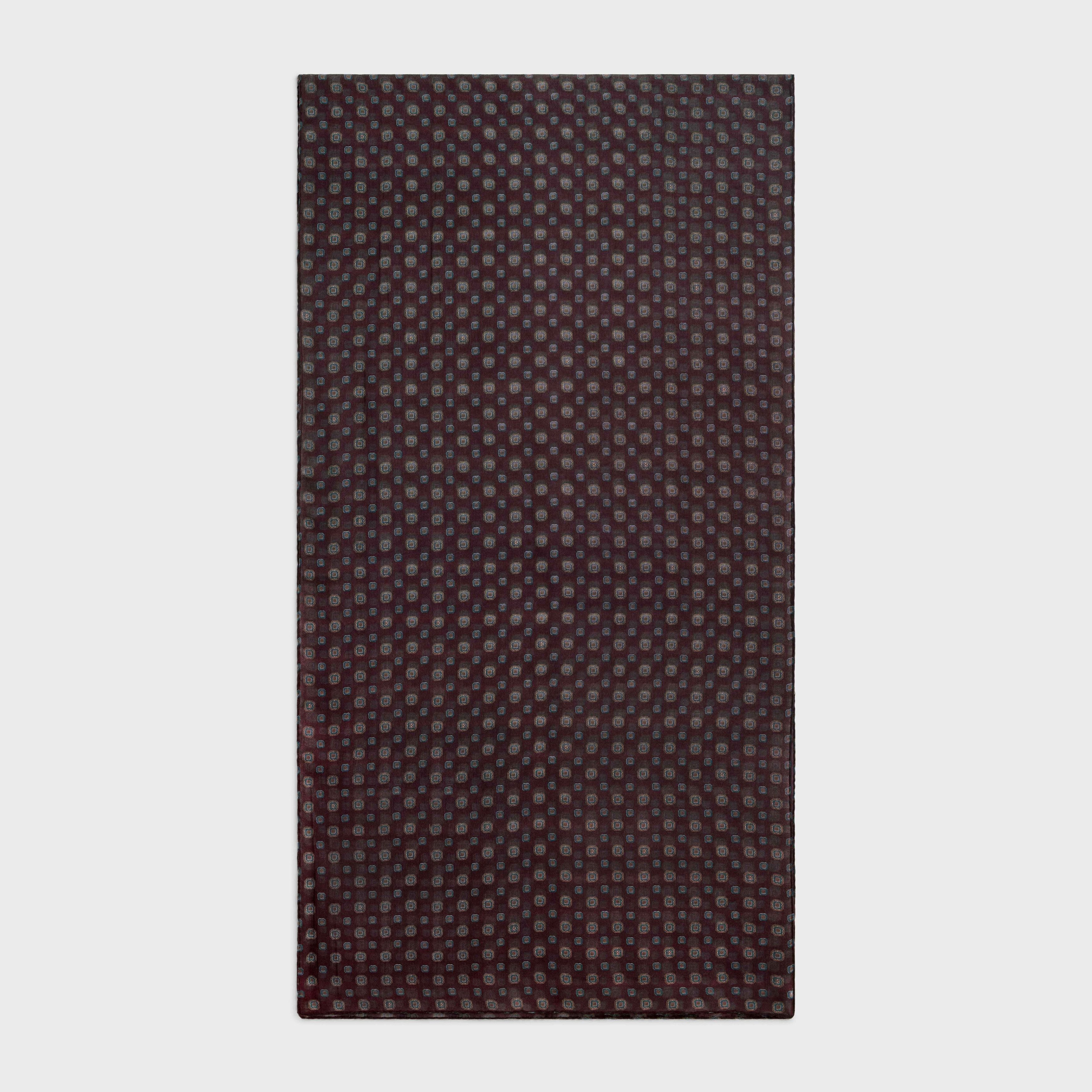 Celine STOLE IN BISCOTTO-PRINT CASHMERE MUSLIN Size ONE SIZE - 1 Thumbnail