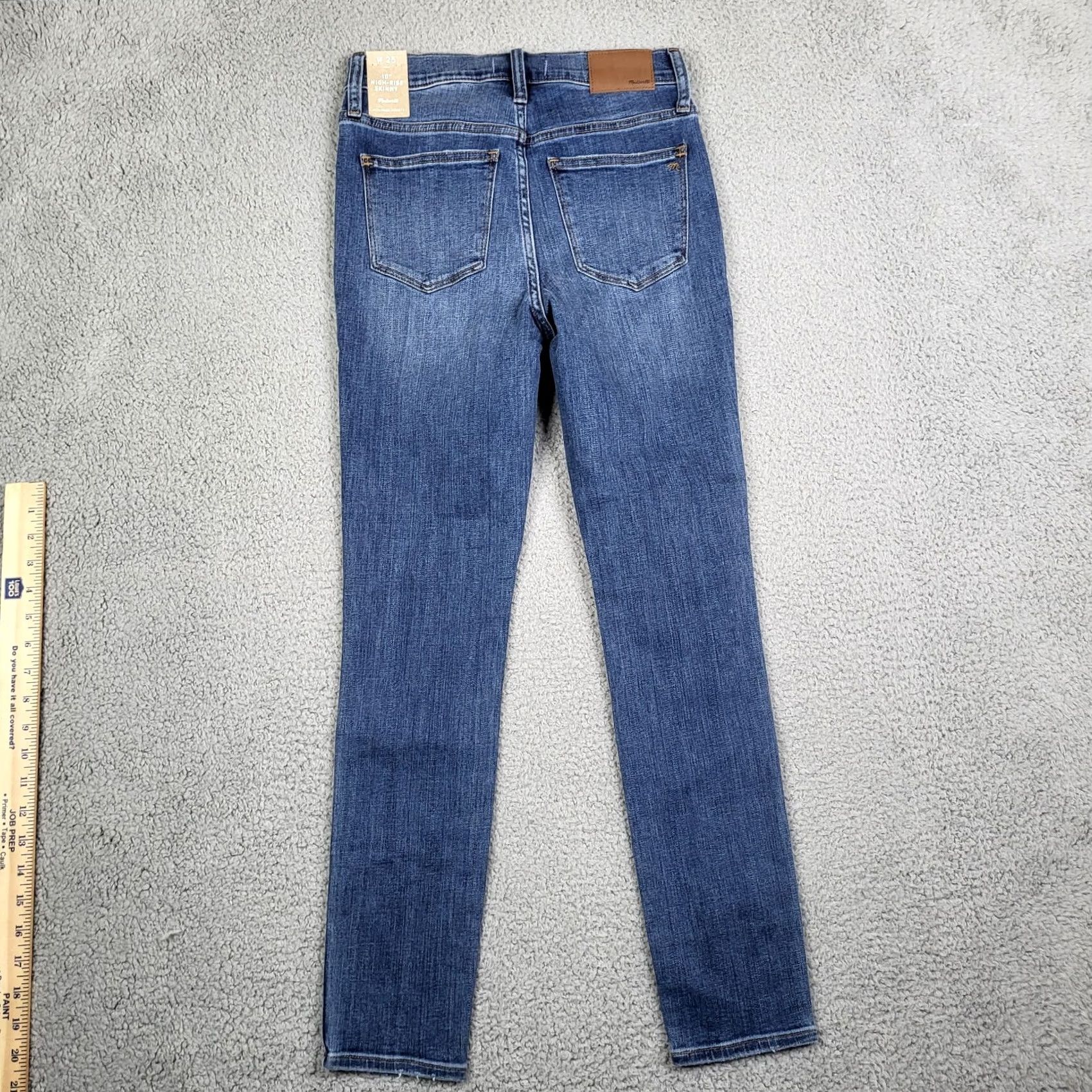 Madewell Madewell Jeans Skinny Denim Blue 10" HIGH-RISE 25 New Womens Regular Size 25 Shirt/Jeans? Size 42" / US 20 - 2 Thumbnail
