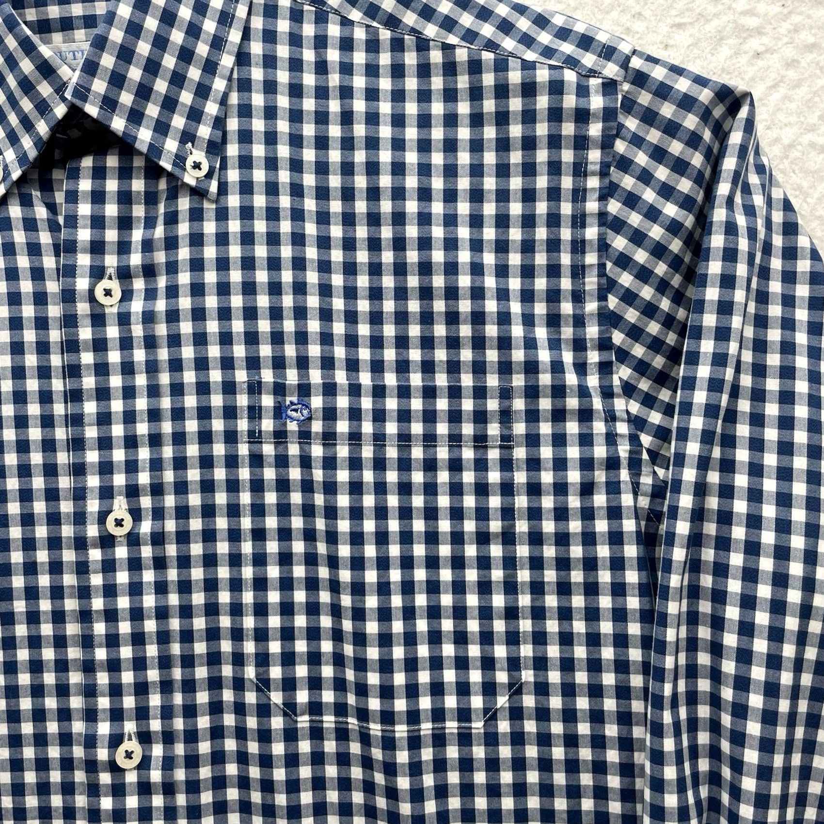 Southern Tide Southern Tide Shirt Mens Small Classic Fit Blue White Gingham Check Plaid Preppy Button-Up Size US S / EU 44-46 / 1 - 3 Thumbnail