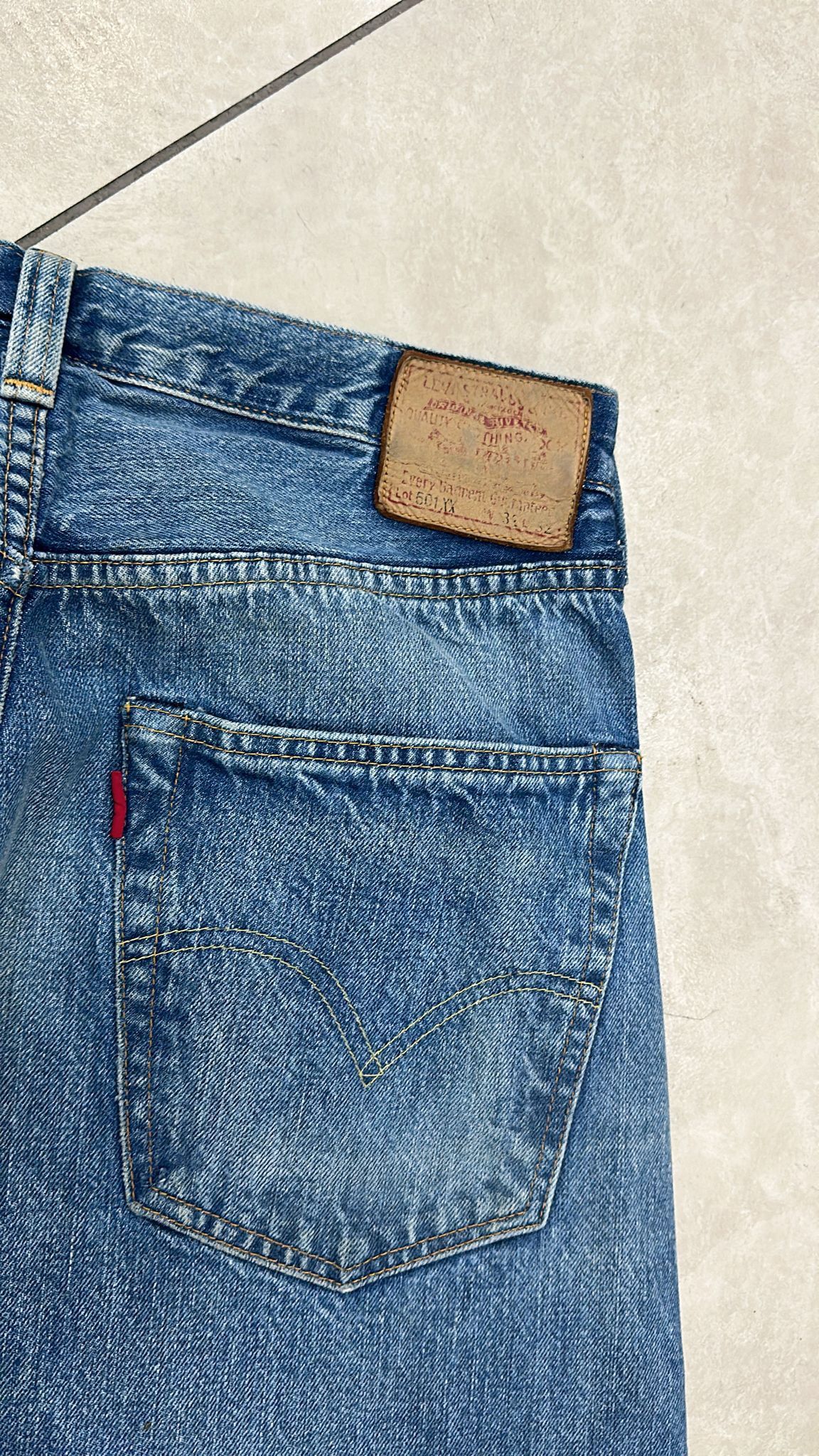 Levi's Vintage Clothing LVC Levi's Vintage Clothing 1947 501XX BigE Selvedge Jeans Size US 32 / EU 48 - 5 Thumbnail