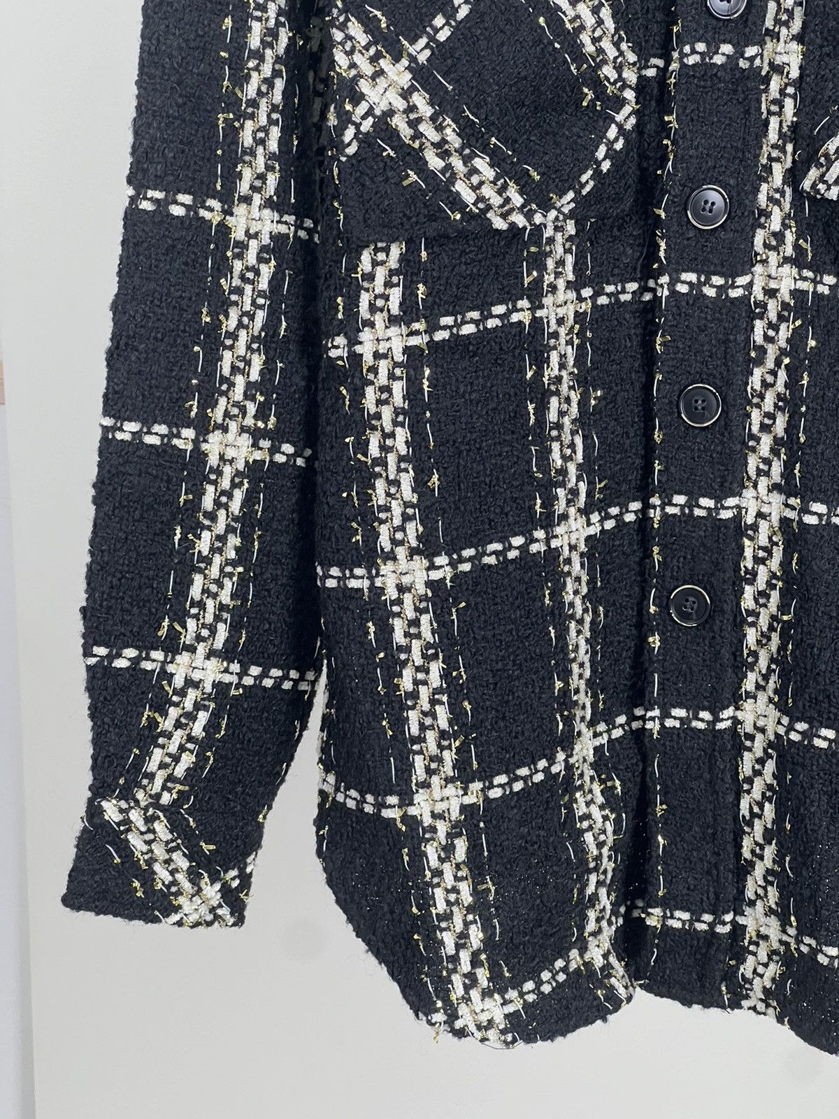 Japanese Brand Tweed shirt jacket Size US M / EU 48-50 / 2 - 5 Thumbnail