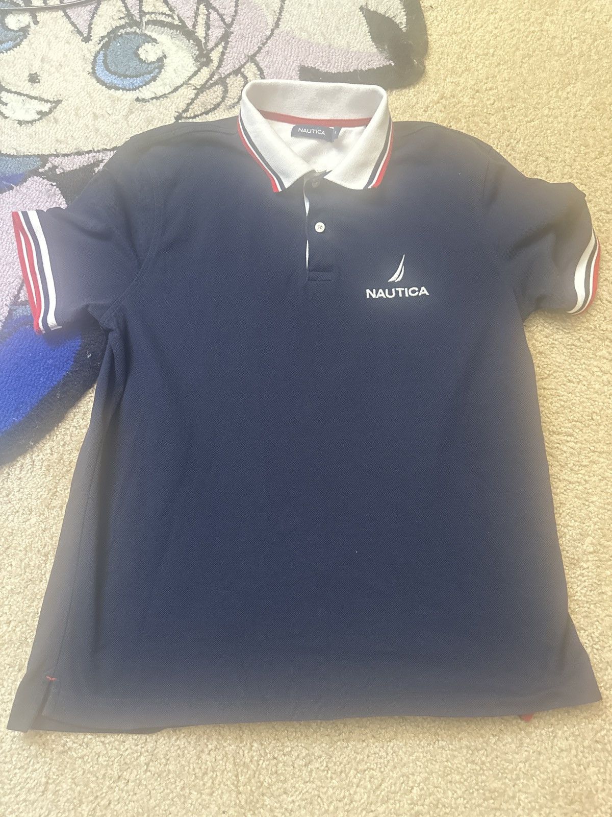 Nautica Nautica polo x red x white x blue Size US L / EU 52-54 / 3 - 1 Thumbnail