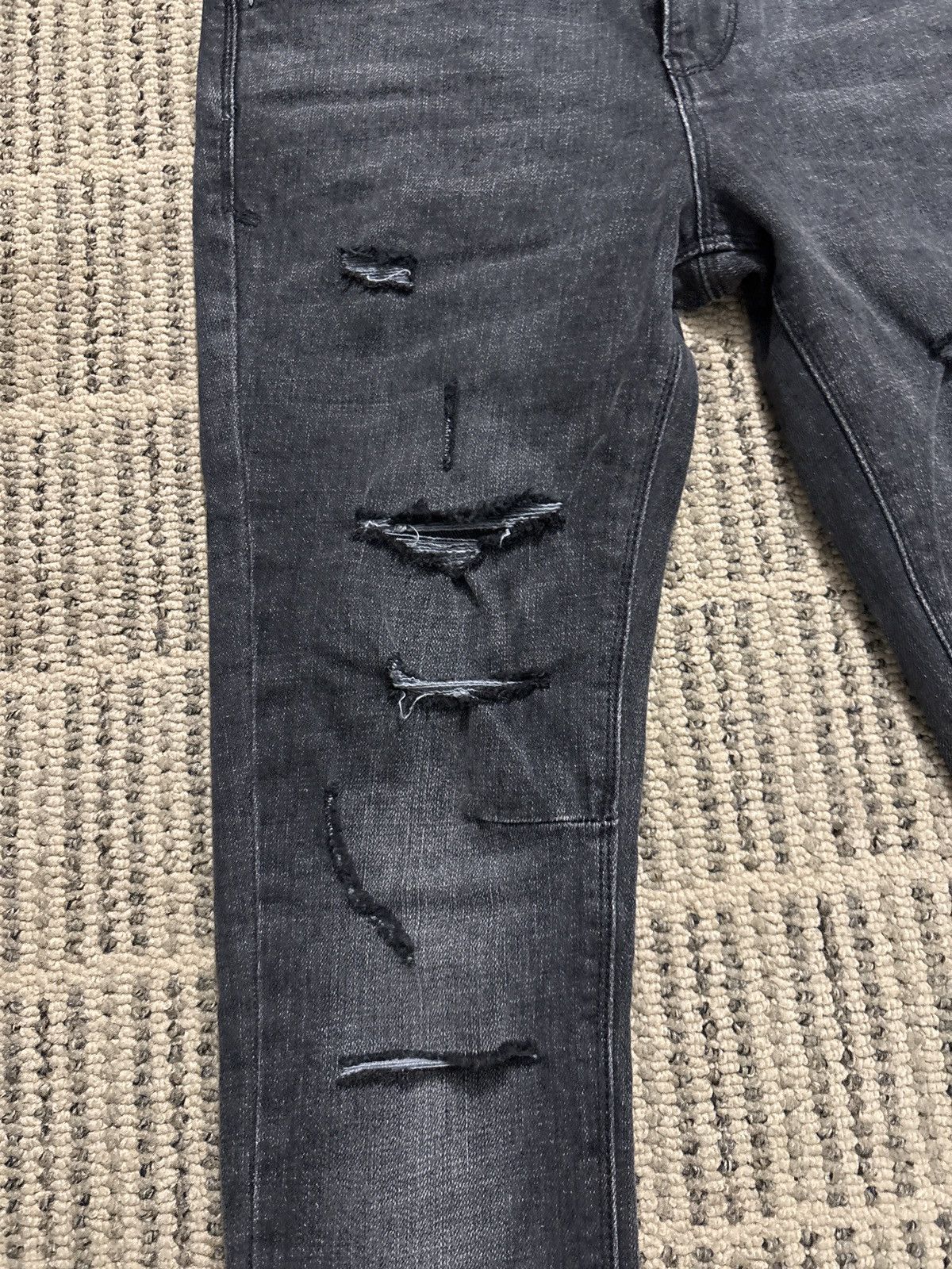 Rta Rta Bryant Skinny Jean Distressed Grey Size US 28 / EU 44 - 7 Thumbnail