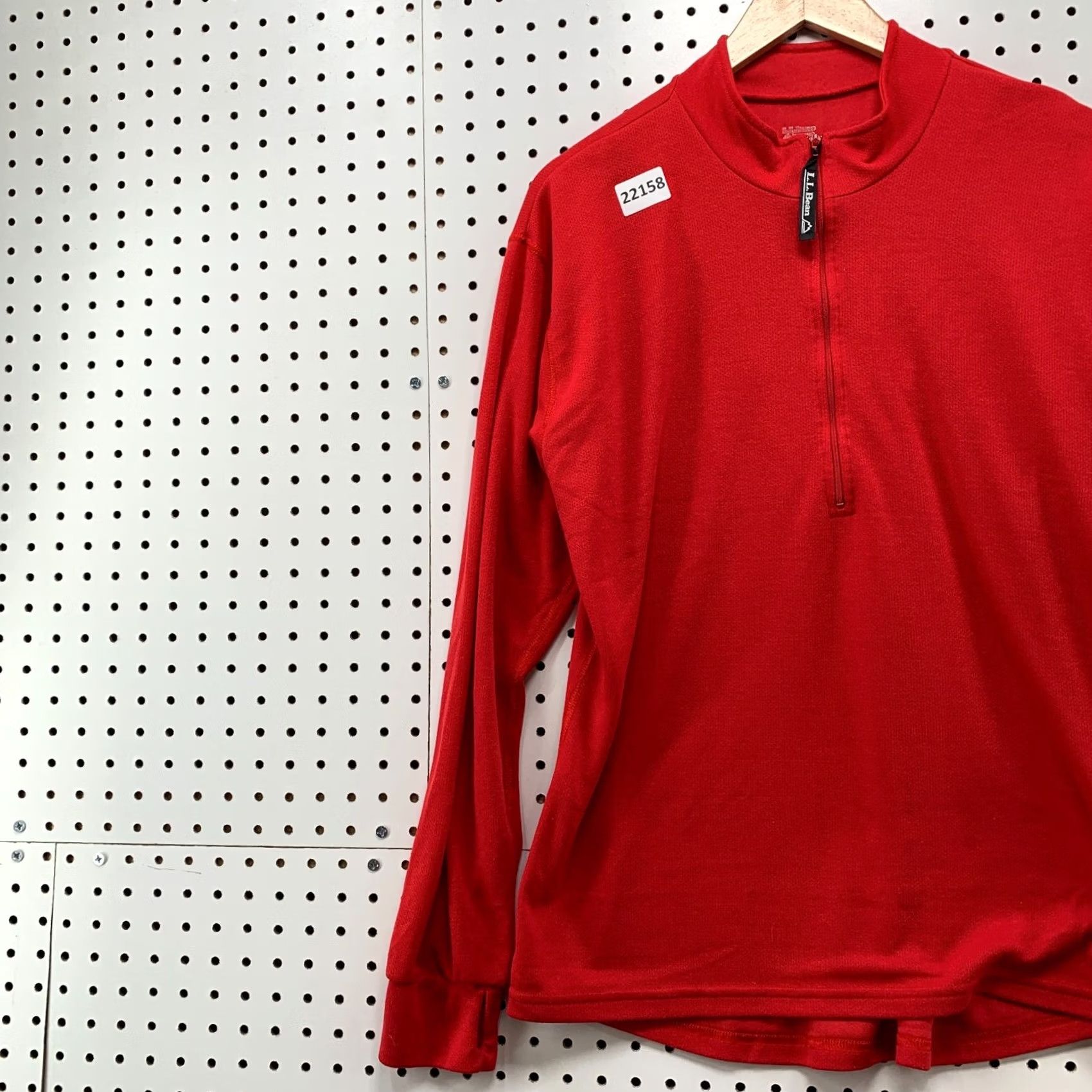 Vintage LL Bean Pullover Red Lightweight Mens Large Long Sleeve Size US L / EU 52-54 / 3 - 3 Thumbnail